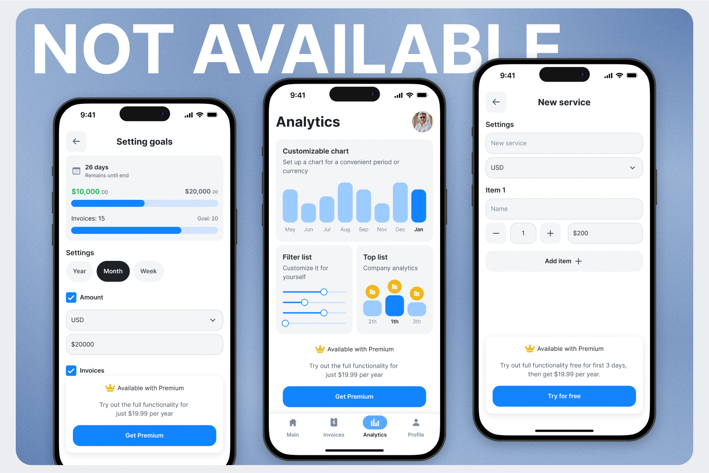 Invoice Manager App Design — Изображение №11 — Интерфейсы на Dprofile