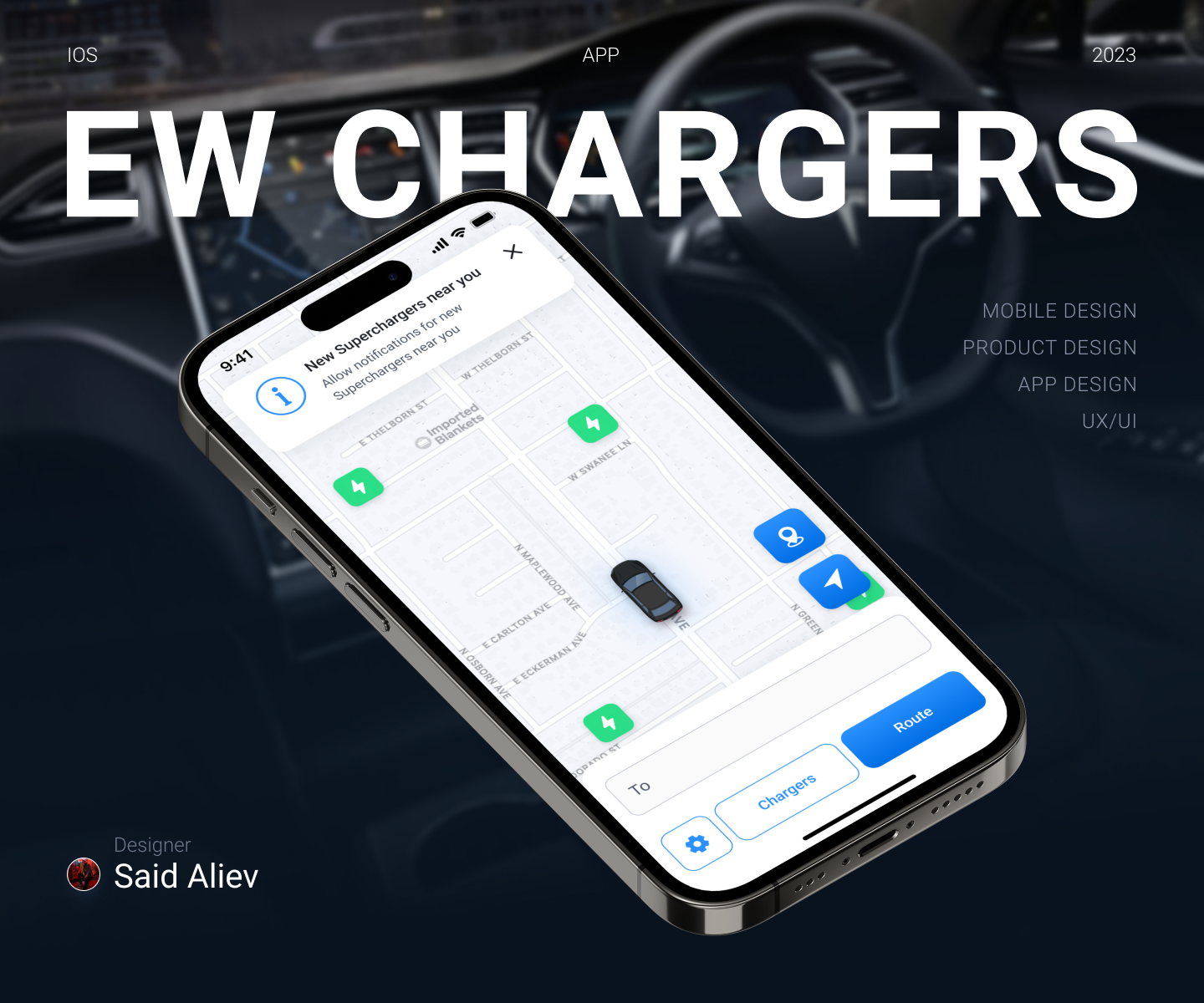 IOS App EW Chargers — Изображение №1 — Интерфейсы на Dprofile