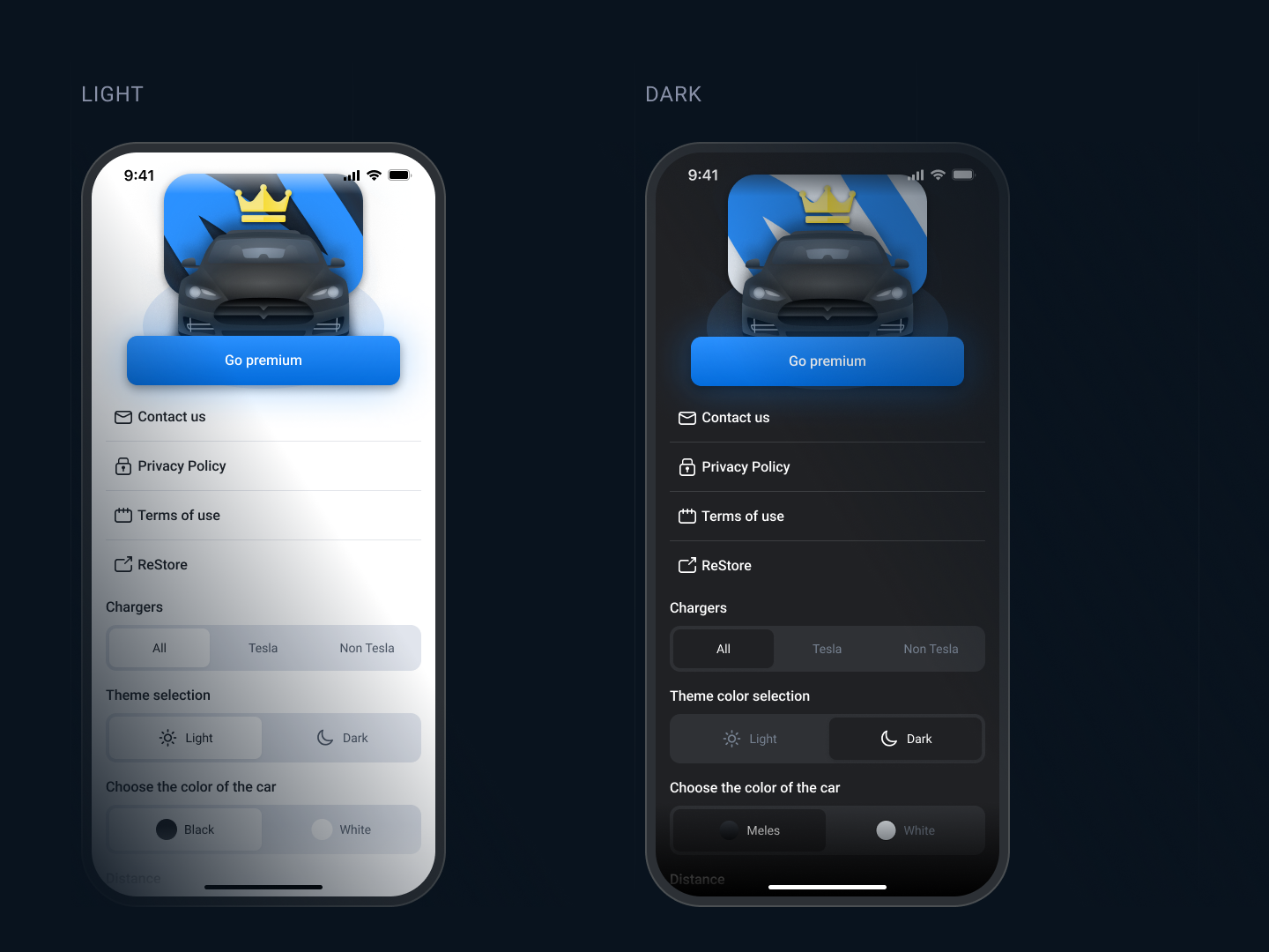 IOS App EW Chargers — Изображение №5 — Интерфейсы на Dprofile