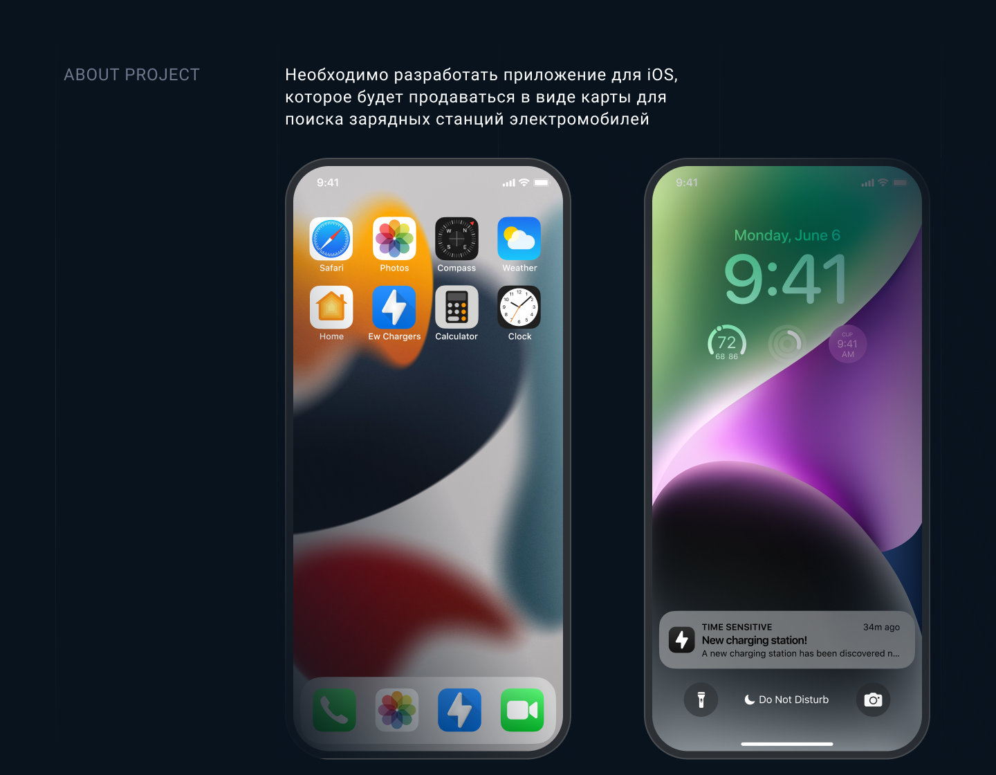 IOS App EW Chargers — Изображение №2 — Интерфейсы на Dprofile