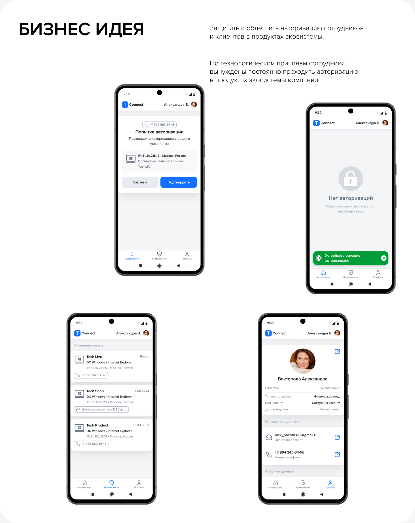 Приложение для 2FA — Изображение №3 — Интерфейсы на Dprofile
