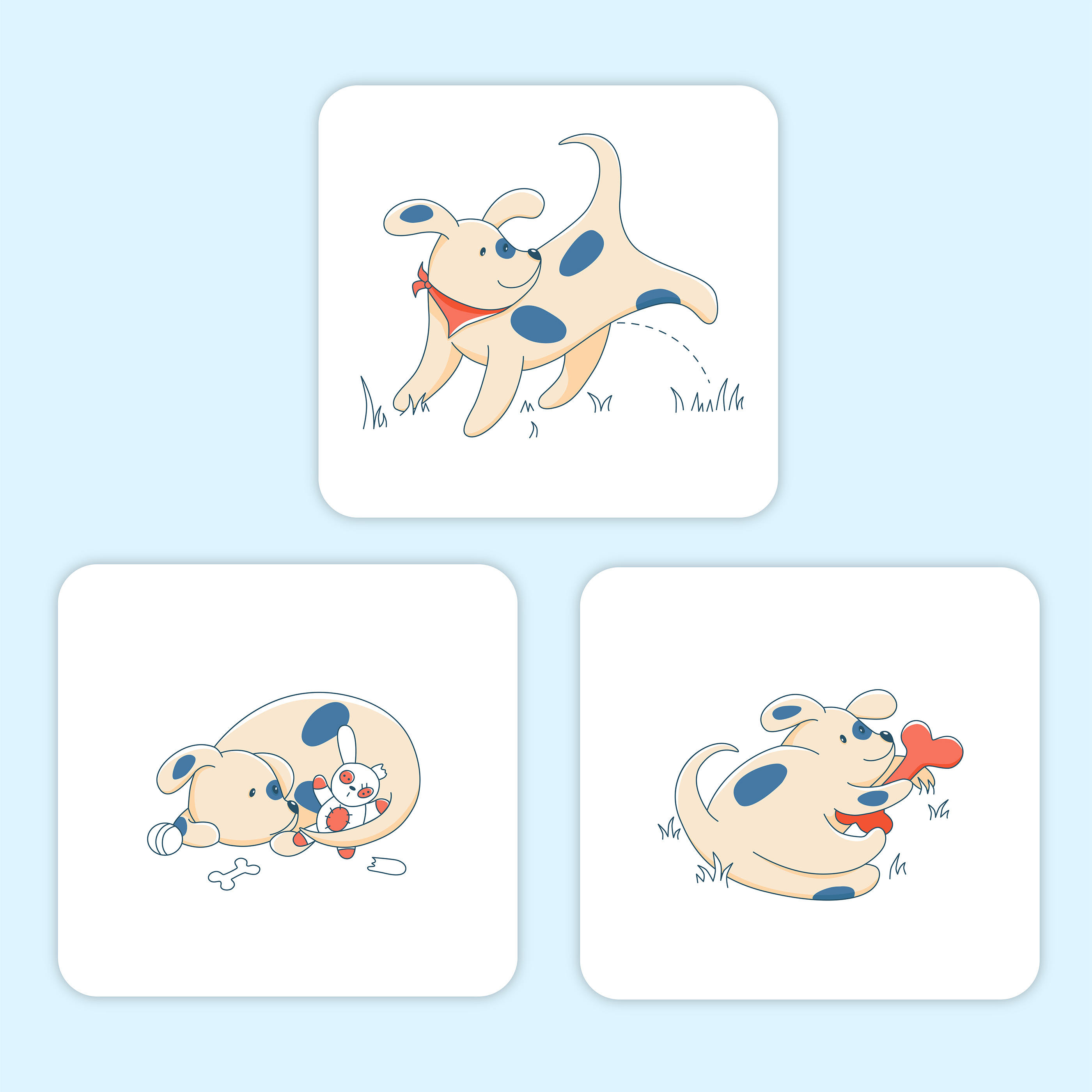 A set of illustrations by Archibald the Dog — Изображение №5 — Иллюстрация, Графика на Dprofile