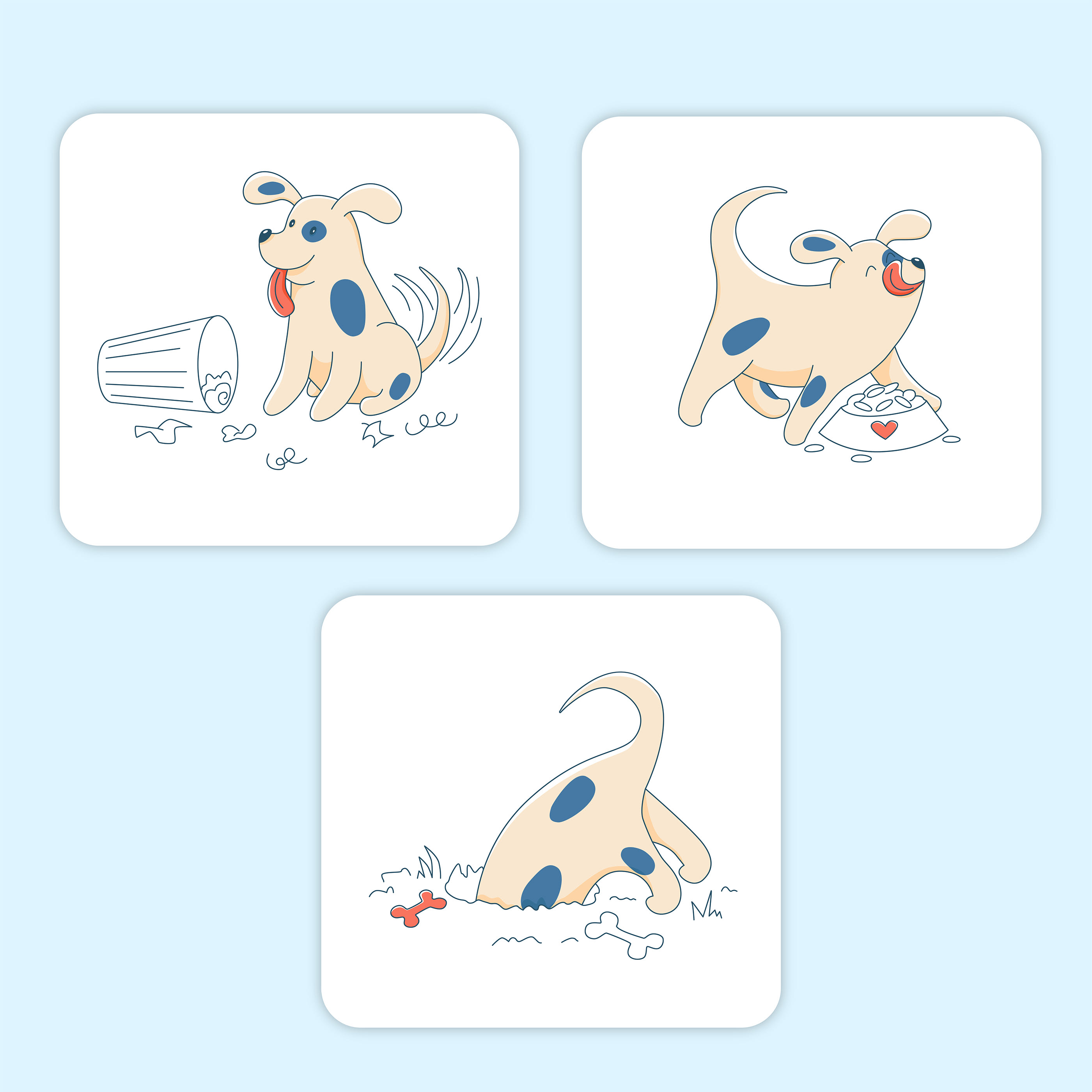 A set of illustrations by Archibald the Dog — Изображение №3 — Иллюстрация, Графика на Dprofile