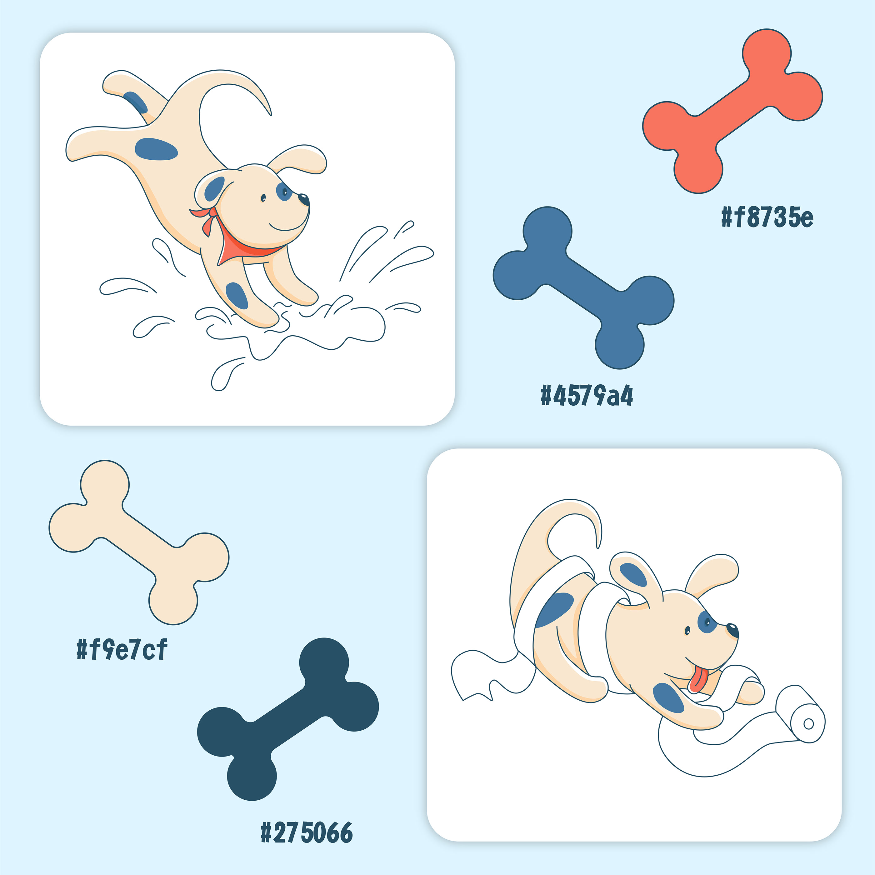 A set of illustrations by Archibald the Dog — Изображение №4 — Иллюстрация, Графика на Dprofile
