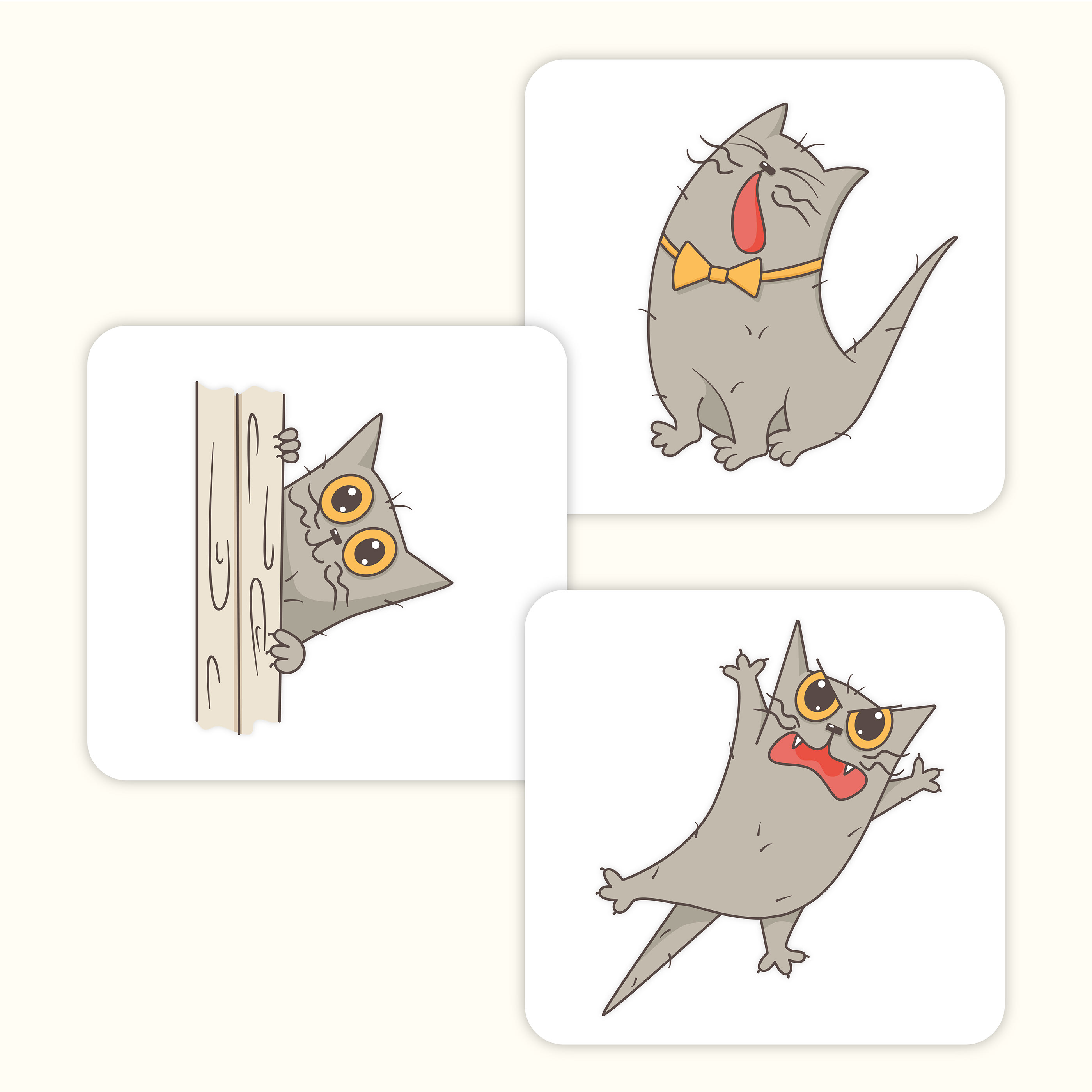 Sticker pack George the Cat — Изображение №5 — Иллюстрация, Графика на Dprofile
