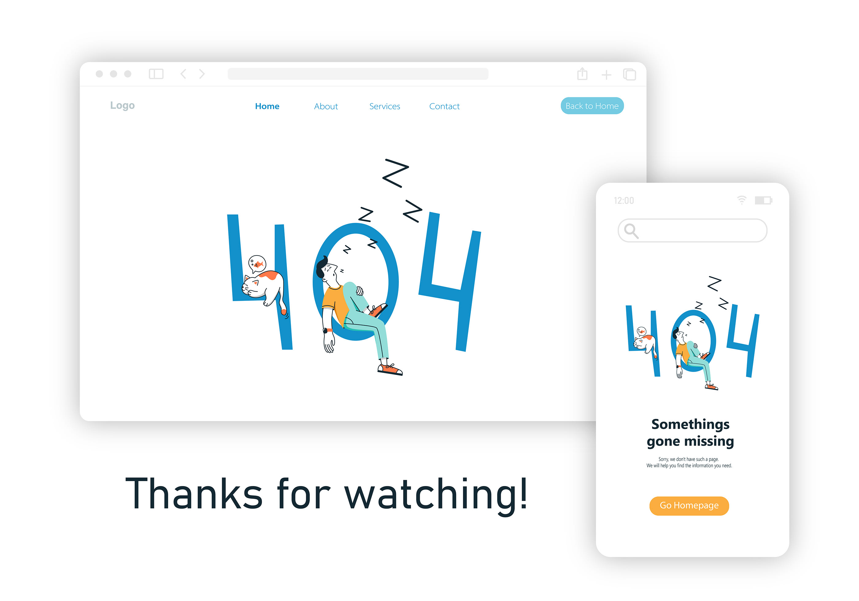 Illustration 404. Error page — Изображение №11 — Иллюстрация, Графика на Dprofile