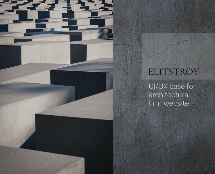 EliteStroy | Website Architect and building company — Интерфейсы, Графика на Dprofile