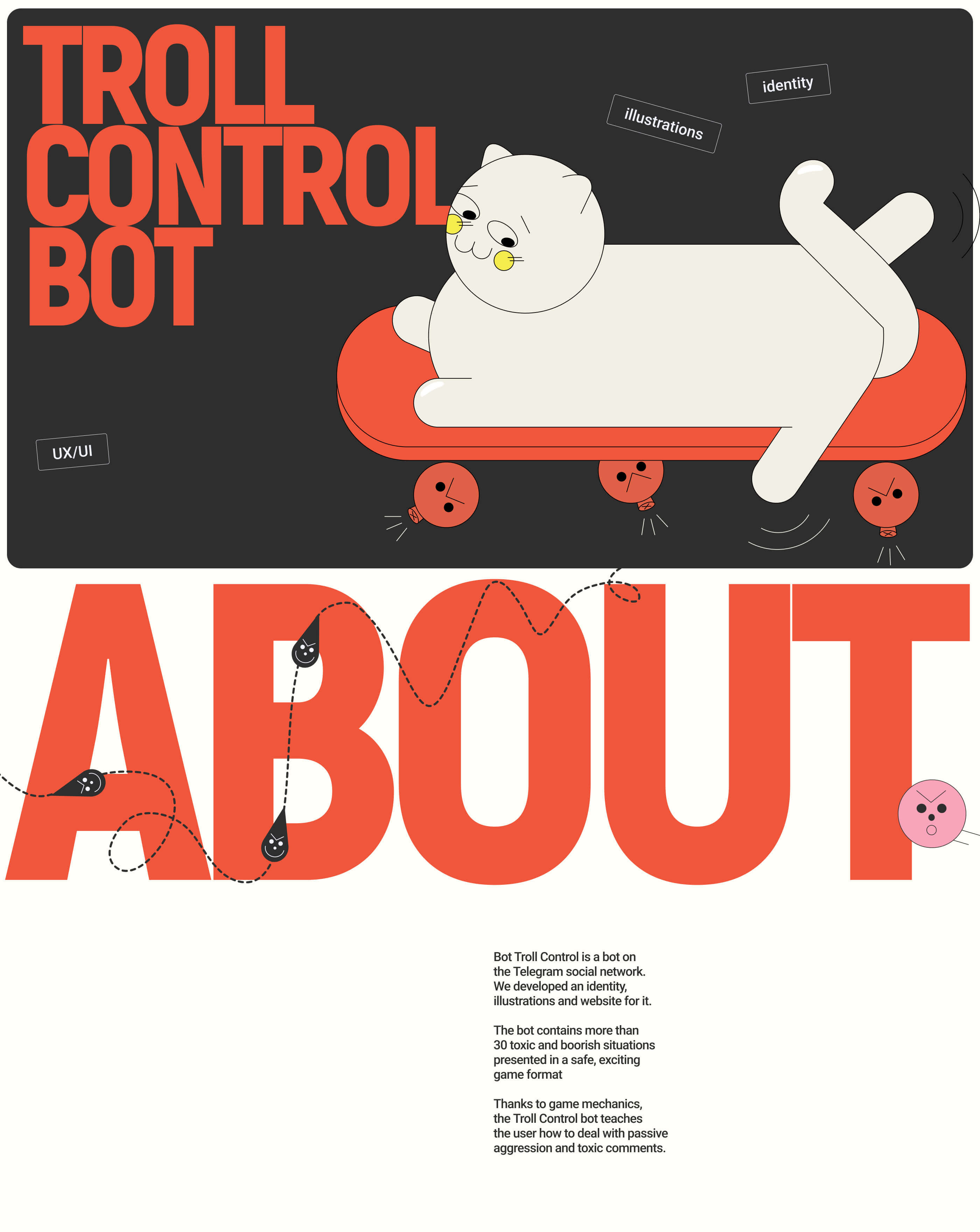 Troll Control — Изображение №1 — Интерфейсы, Иллюстрация на Dprofile