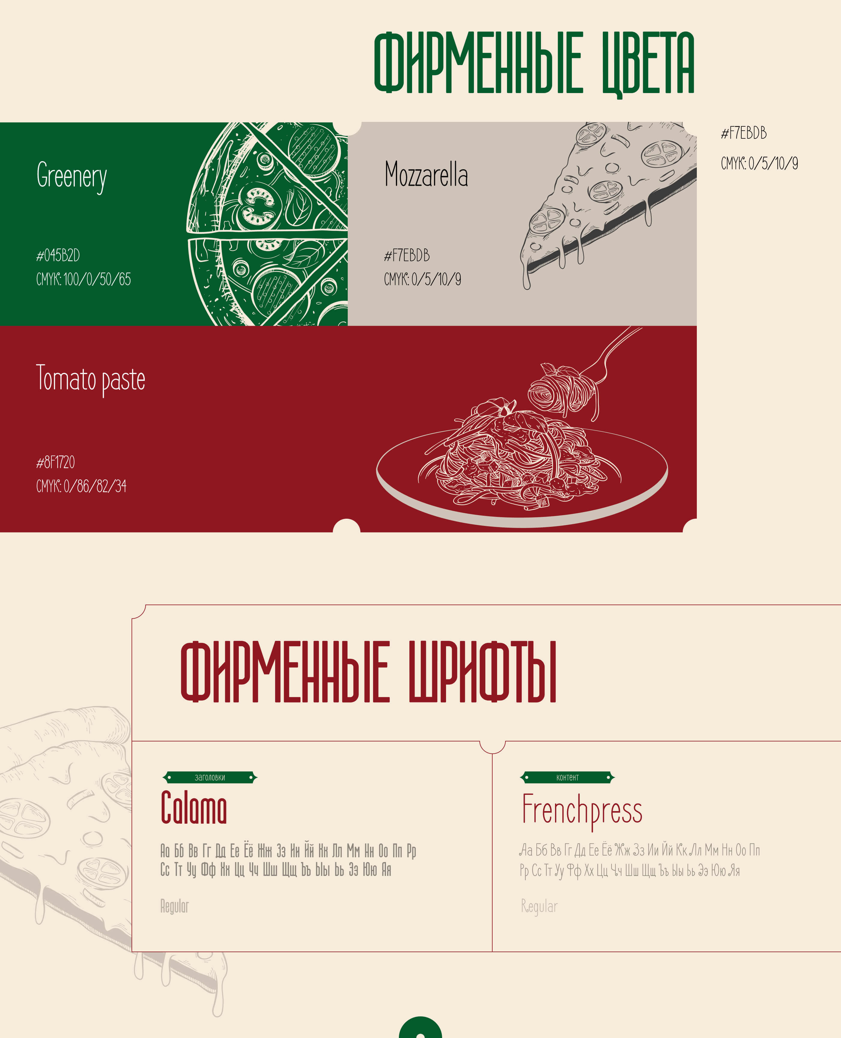 Визуальная упаковка итальянского ресторана Джузеппе — Изображение №5 — Брендинг, Графика на Dprofile