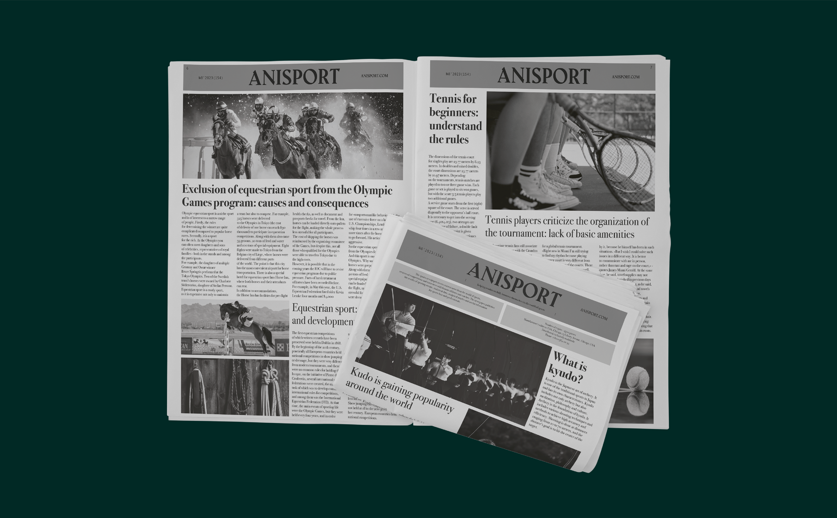 Newspaper design & layout "Anisport" | Верстка газеты — Изображение №12 — Иллюстрация, Графика на Dprofile