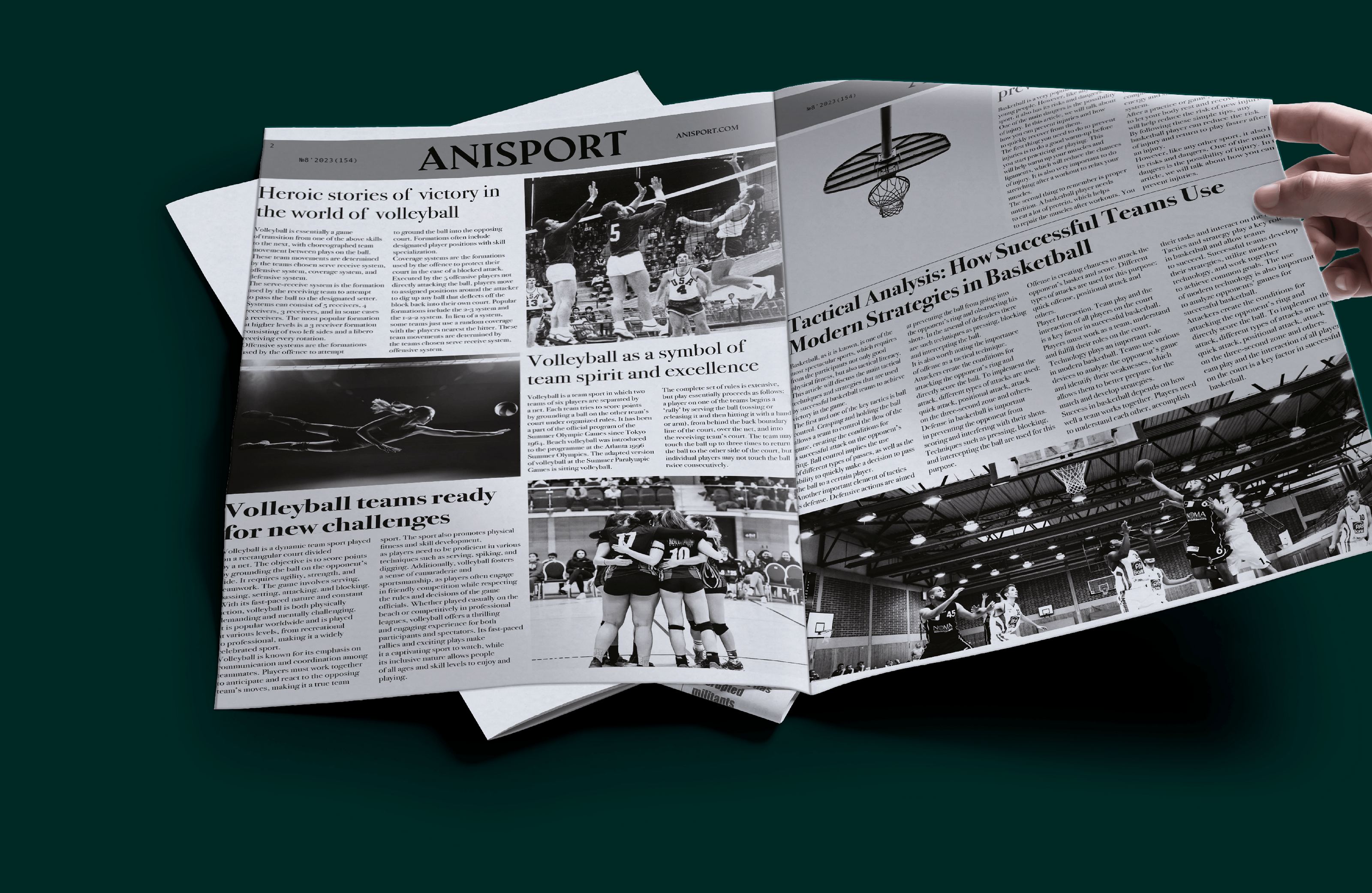 Newspaper design & layout "Anisport" | Верстка газеты — Изображение №5 — Иллюстрация, Графика на Dprofile
