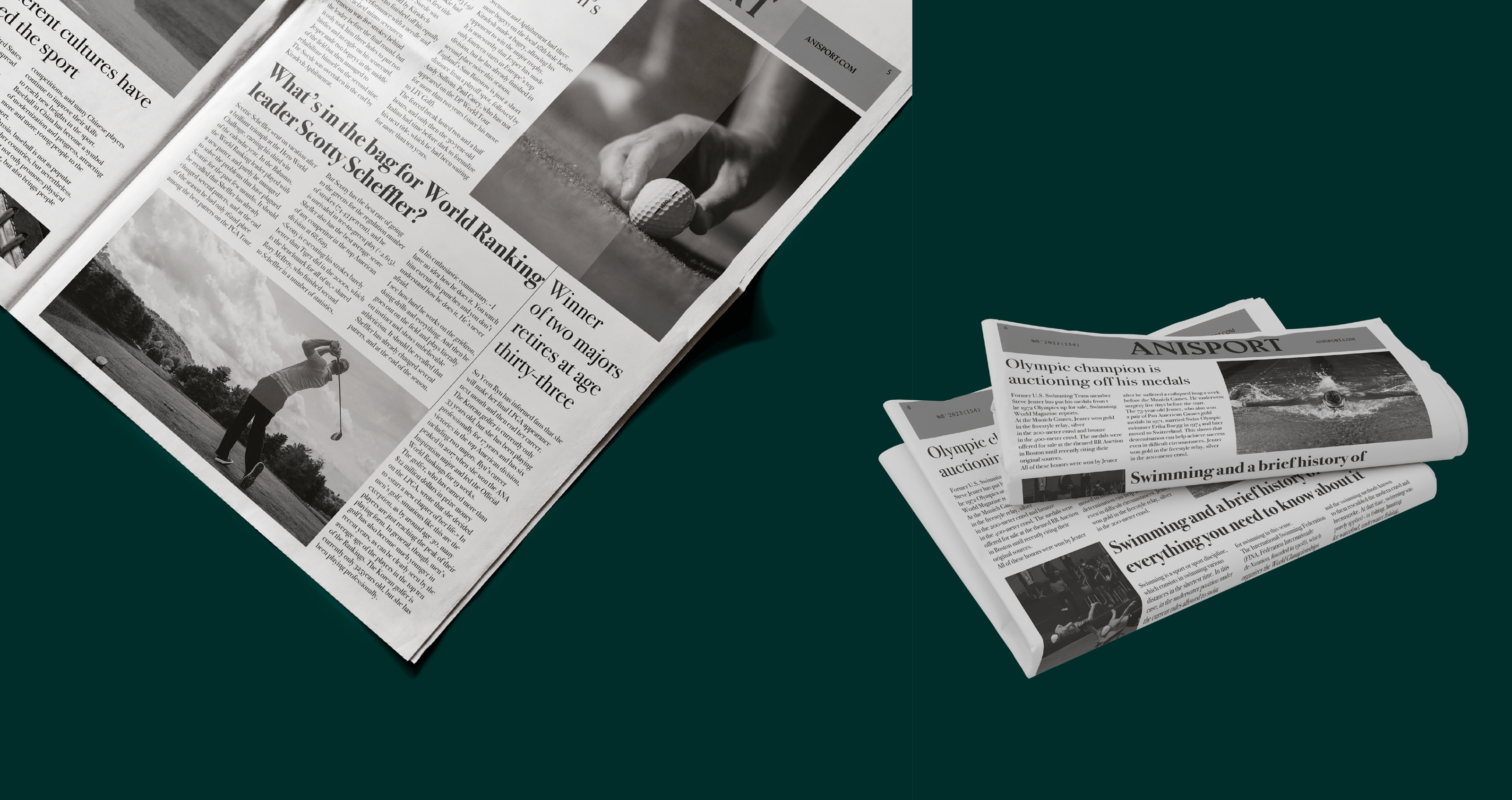 Newspaper design & layout "Anisport" | Верстка газеты — Изображение №7 — Иллюстрация, Графика на Dprofile
