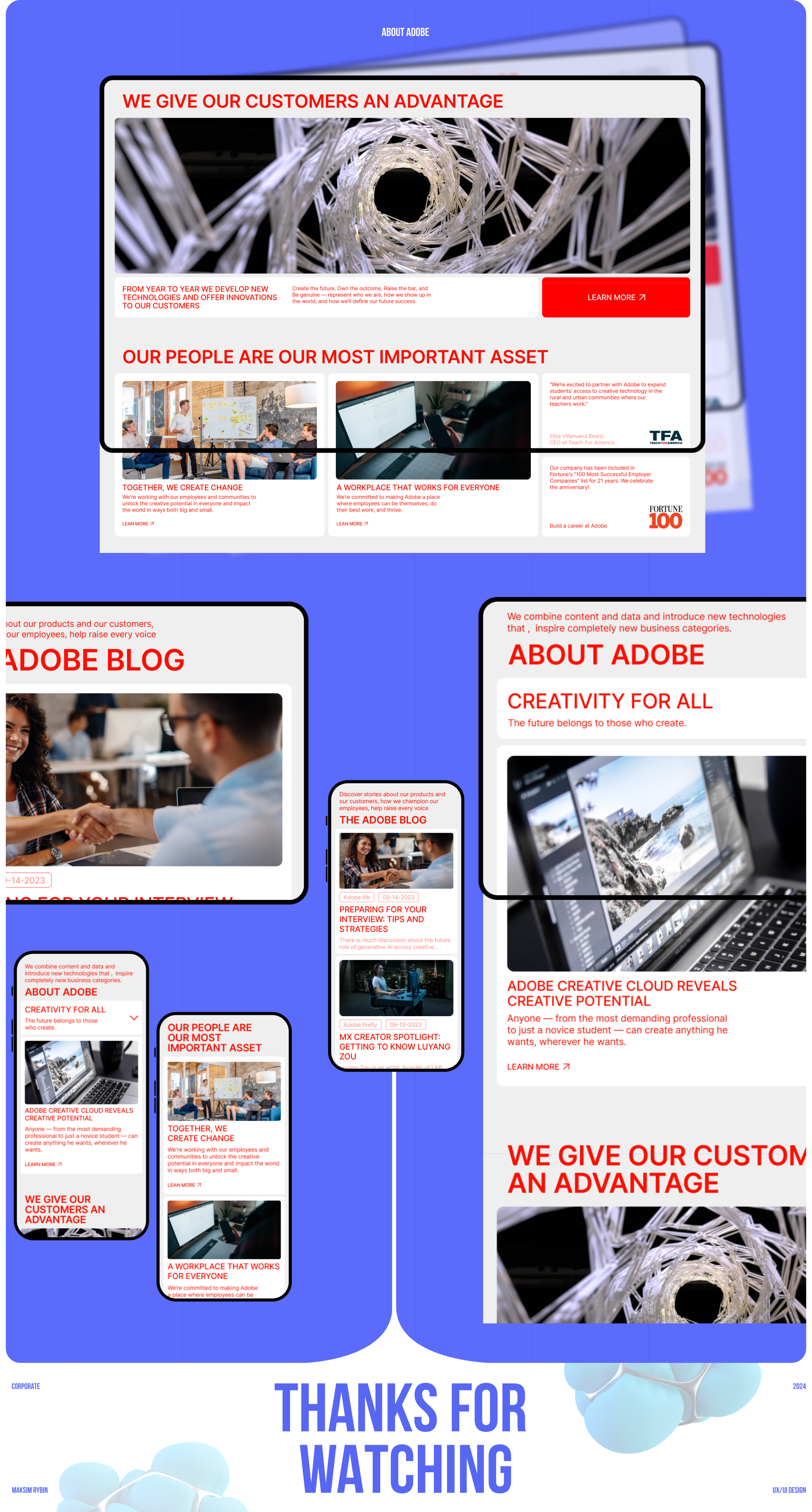 ADOBE | Corporate website redesign — Изображение №7 — Интерфейсы, Брендинг на Dprofile