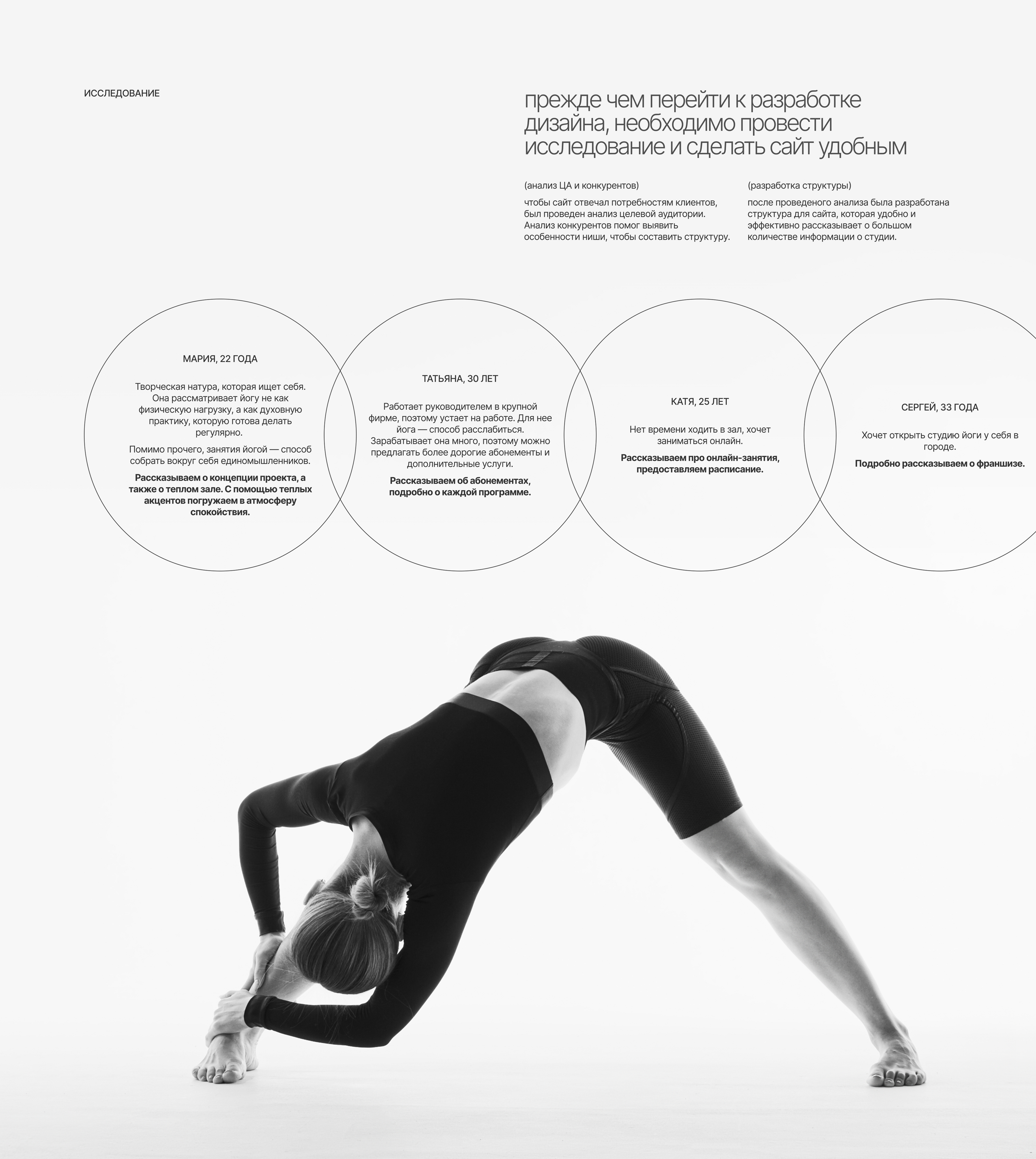 Website design for Hot Yoga & Stretching studio — Изображение №3 — Интерфейсы на Dprofile