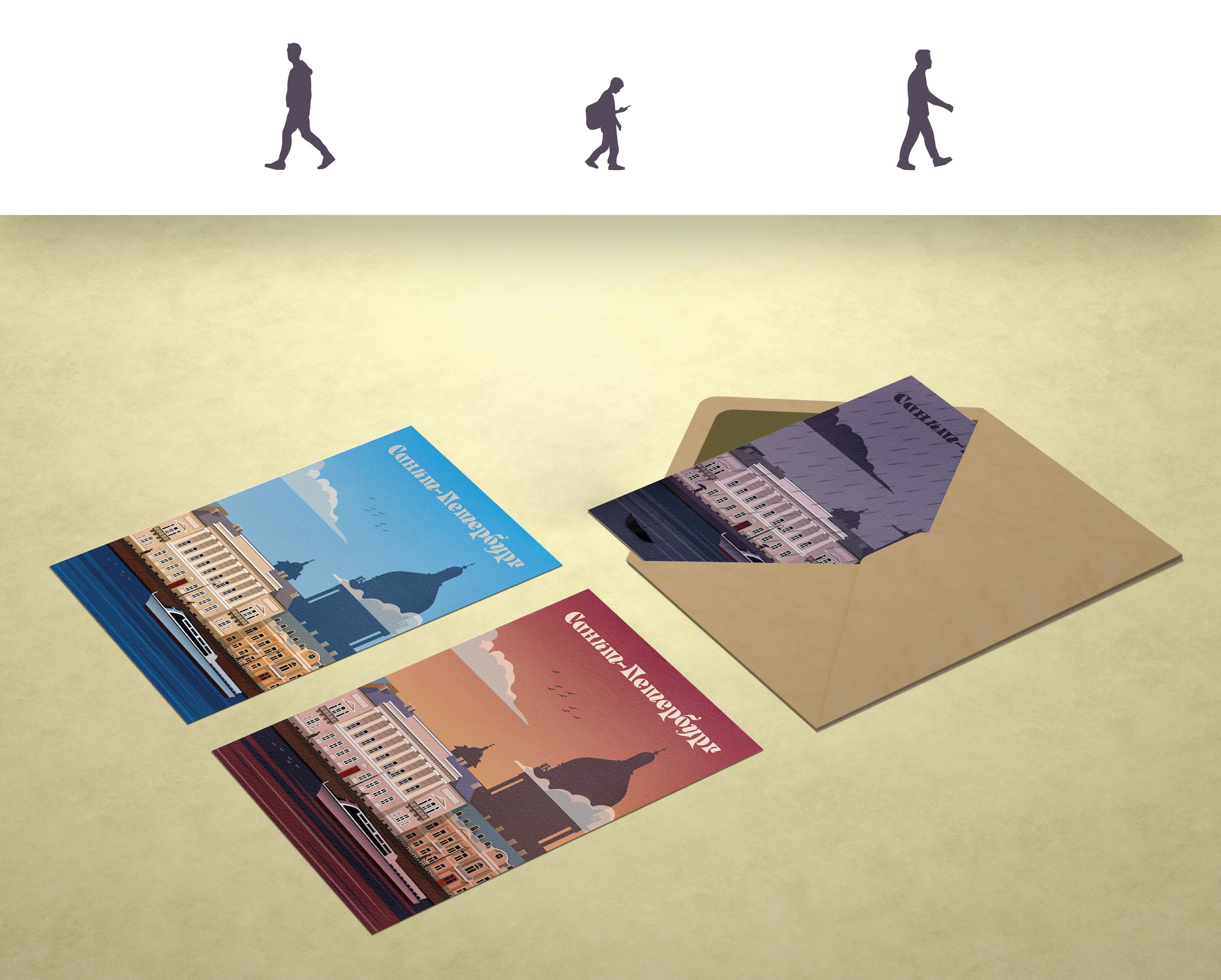 Дизайн серии открыток "Санкт-Петербург" — Изображение №9 — Иллюстрация, Графика на Dprofile