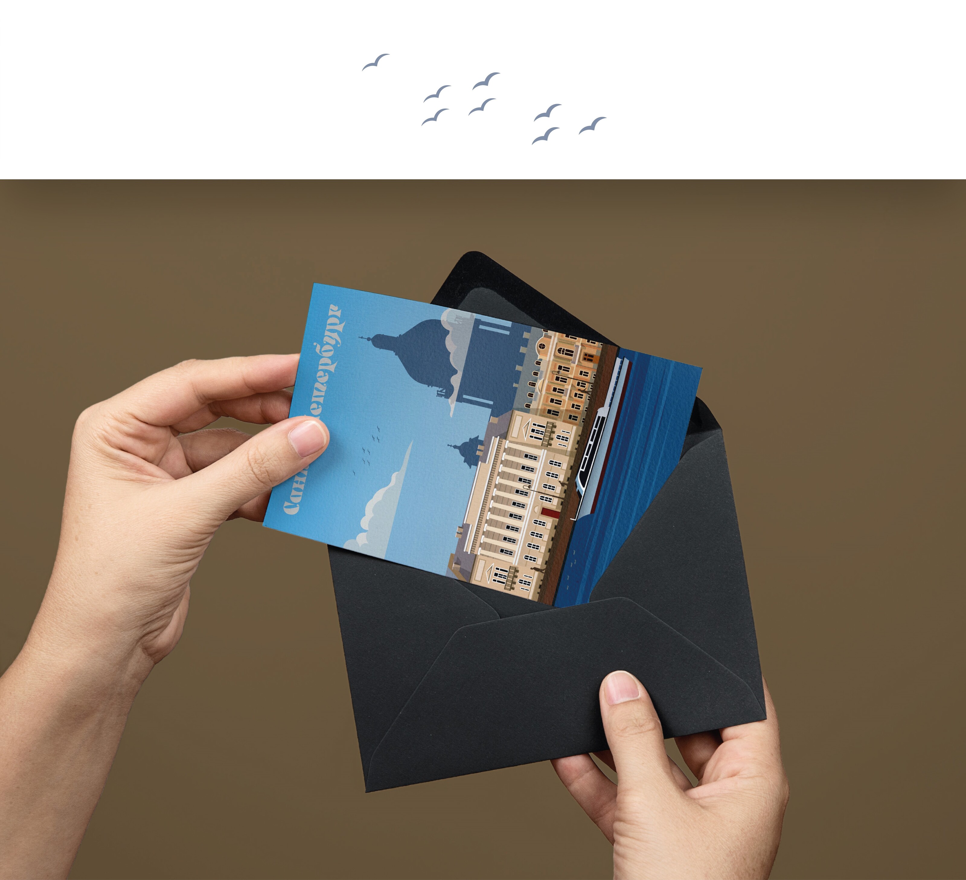 Дизайн серии открыток "Санкт-Петербург" — Изображение №7 — Иллюстрация, Графика на Dprofile