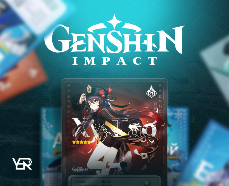 Концепт коллекционных карточек по игре "Genshin Impact" — Брендинг, Графика на Dprofile