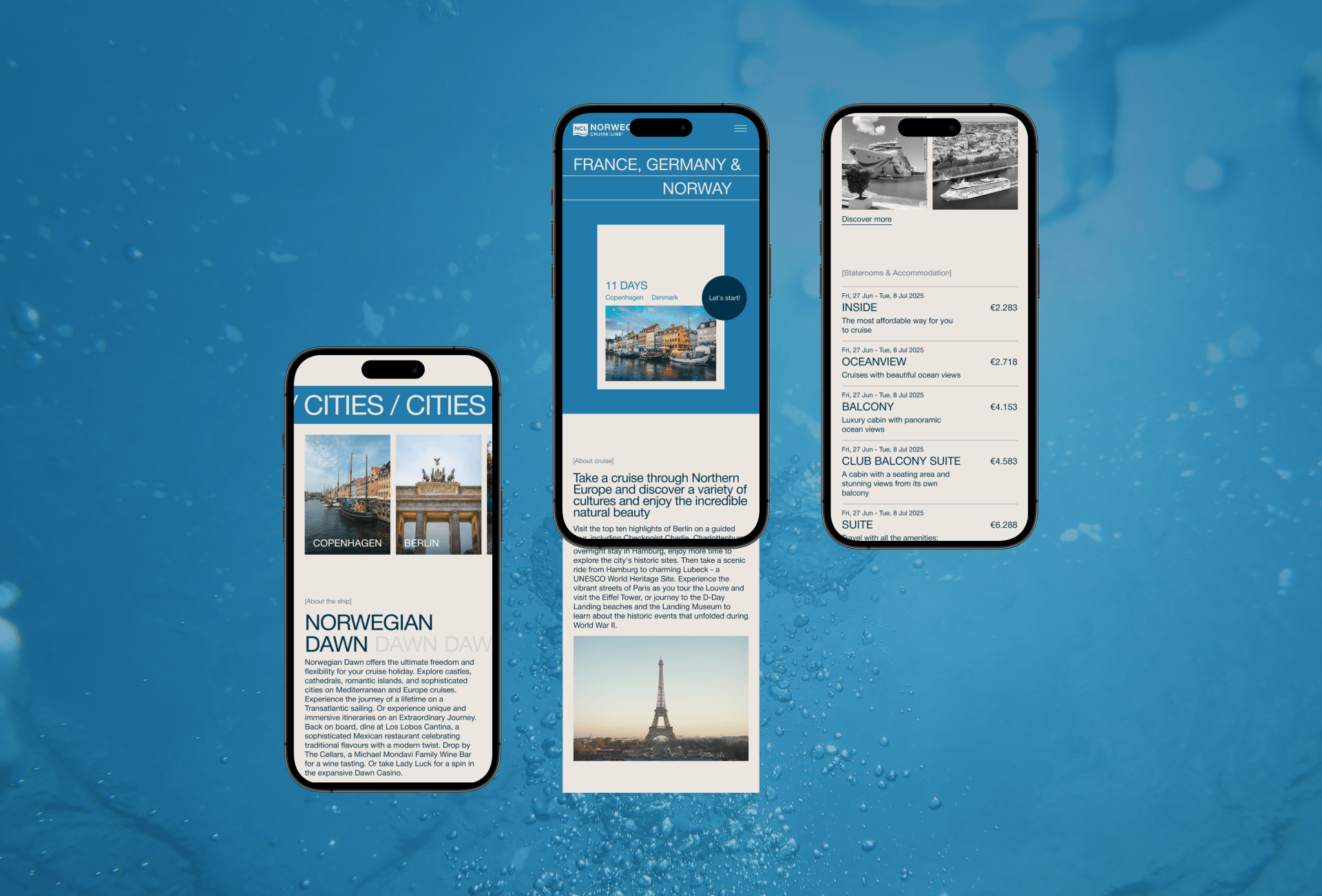 Norwegian Cruise Line / Corporate  Redesign — Изображение №10 — Интерфейсы на Dprofile