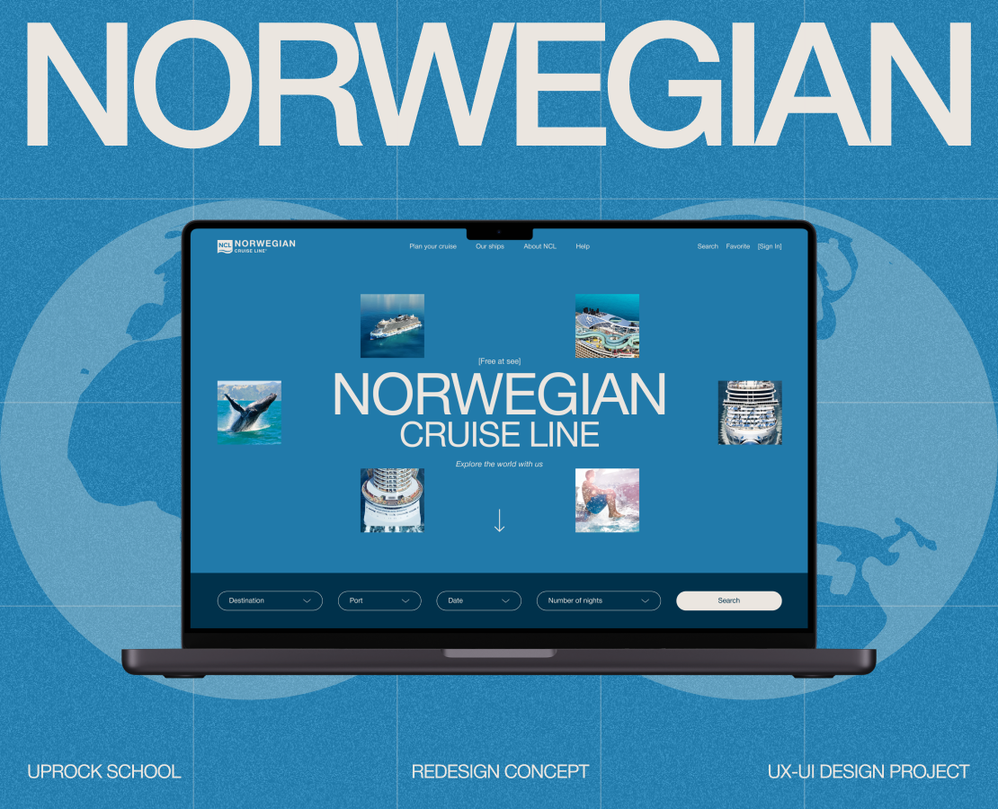 Norwegian Cruise Line / Corporate  Redesign — Интерфейсы на Dprofile