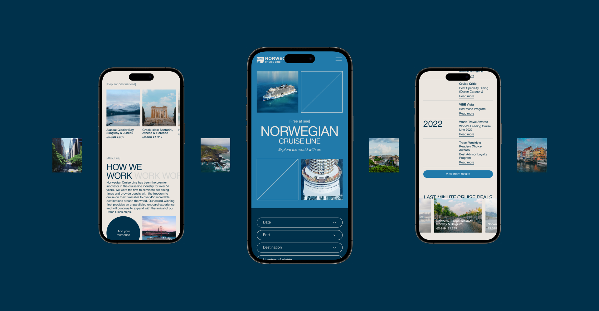 Norwegian Cruise Line / Corporate  Redesign — Изображение №4 — Интерфейсы на Dprofile