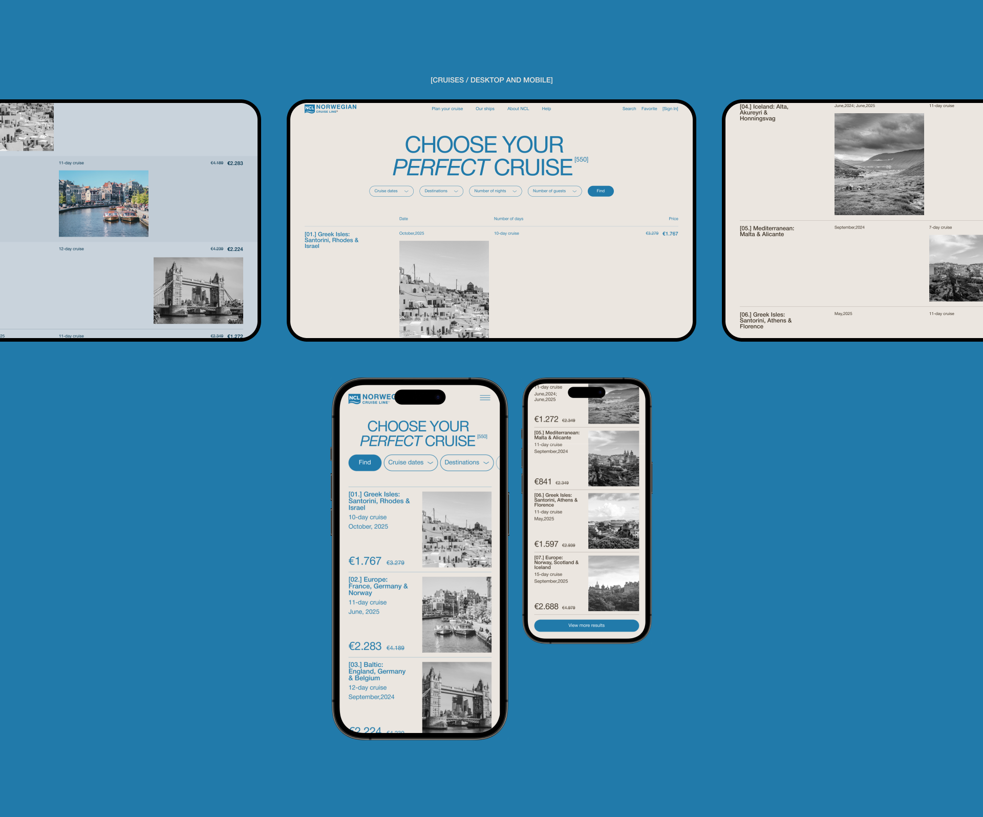 Norwegian Cruise Line / Corporate  Redesign — Изображение №7 — Интерфейсы на Dprofile