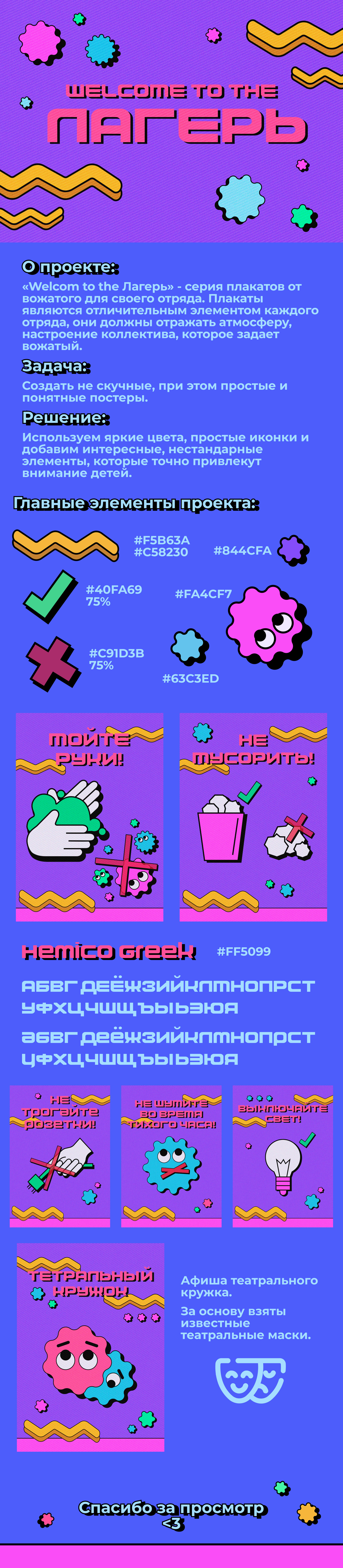 Постеры для лагеря — Изображение №1 — Иллюстрация, Графика на Dprofile