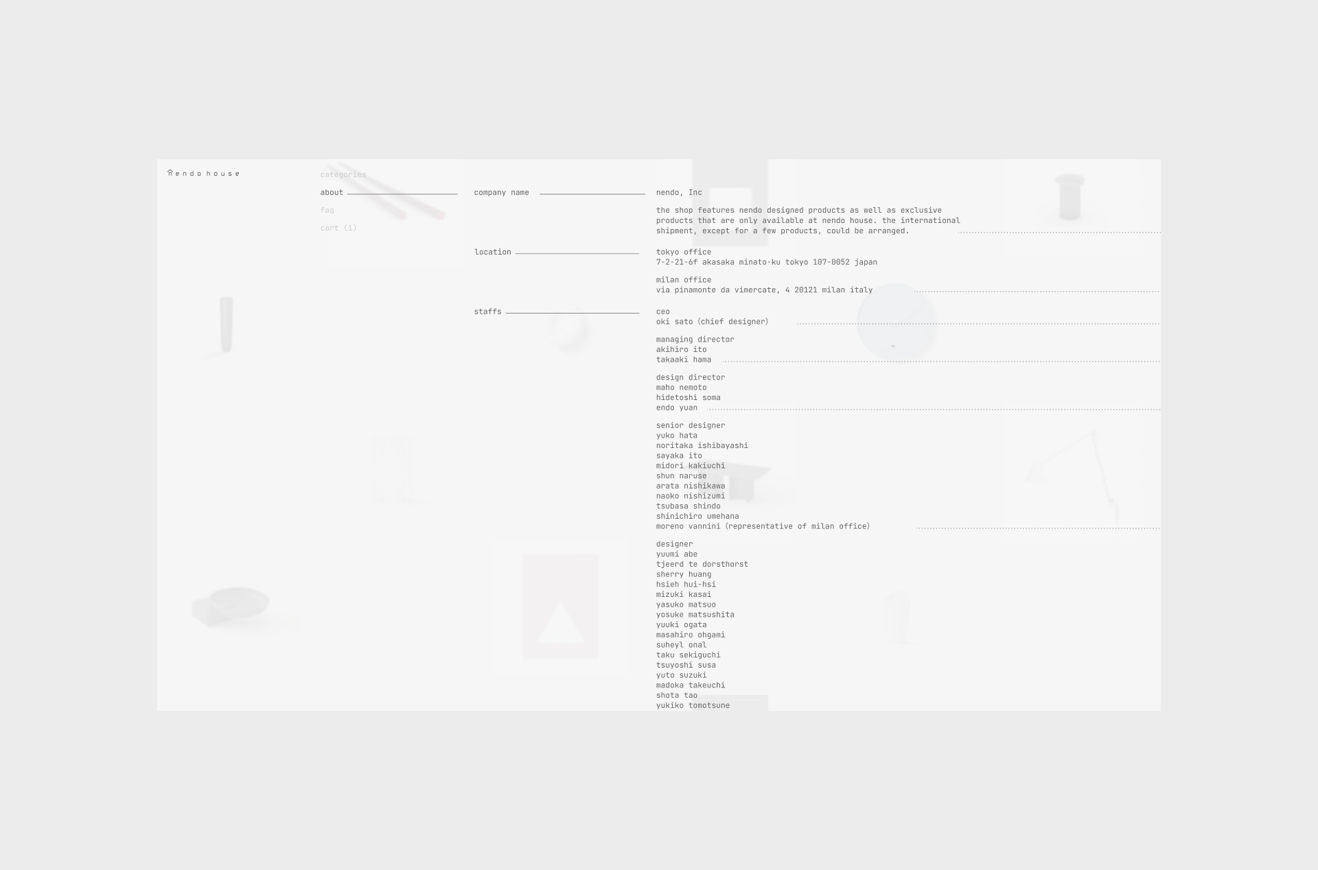 nendo house — Изображение №5 — Интерфейсы на Dprofile