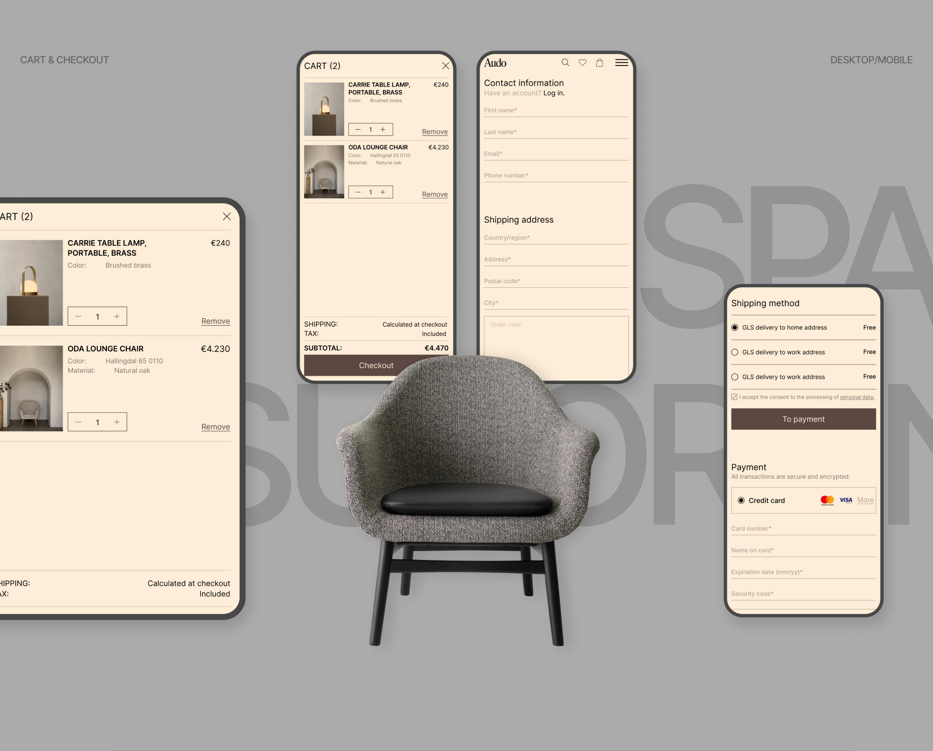 Audo|E-commerce — Изображение №12 — Интерфейсы, Анимация на Dprofile
