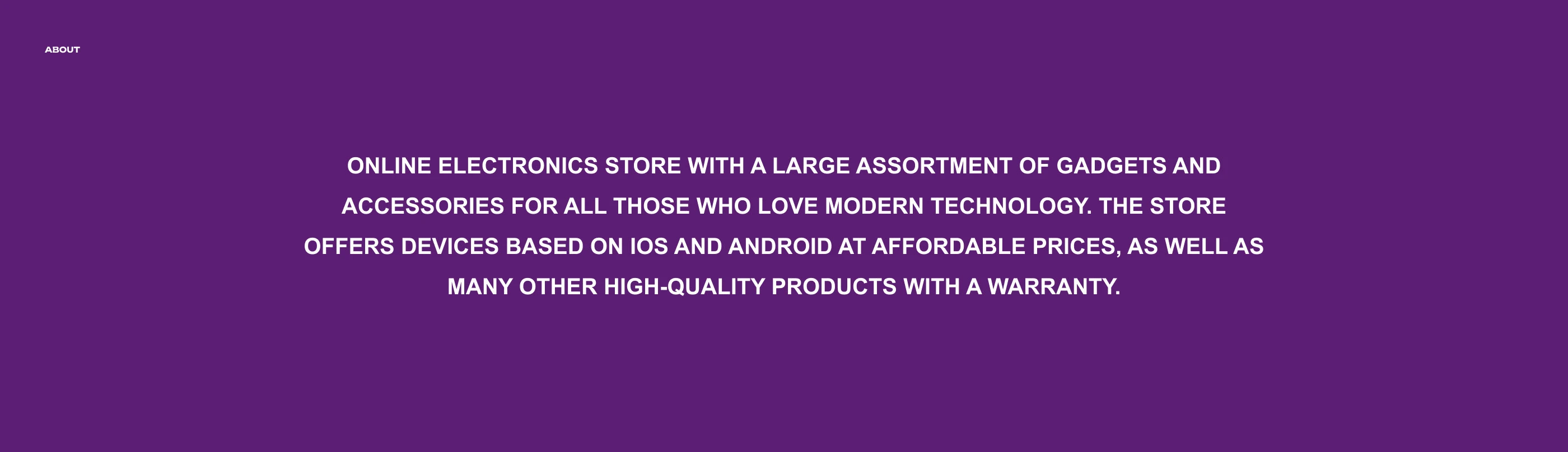 13AVOSKA | Online electronics store — Изображение №2 — Интерфейсы на Dprofile