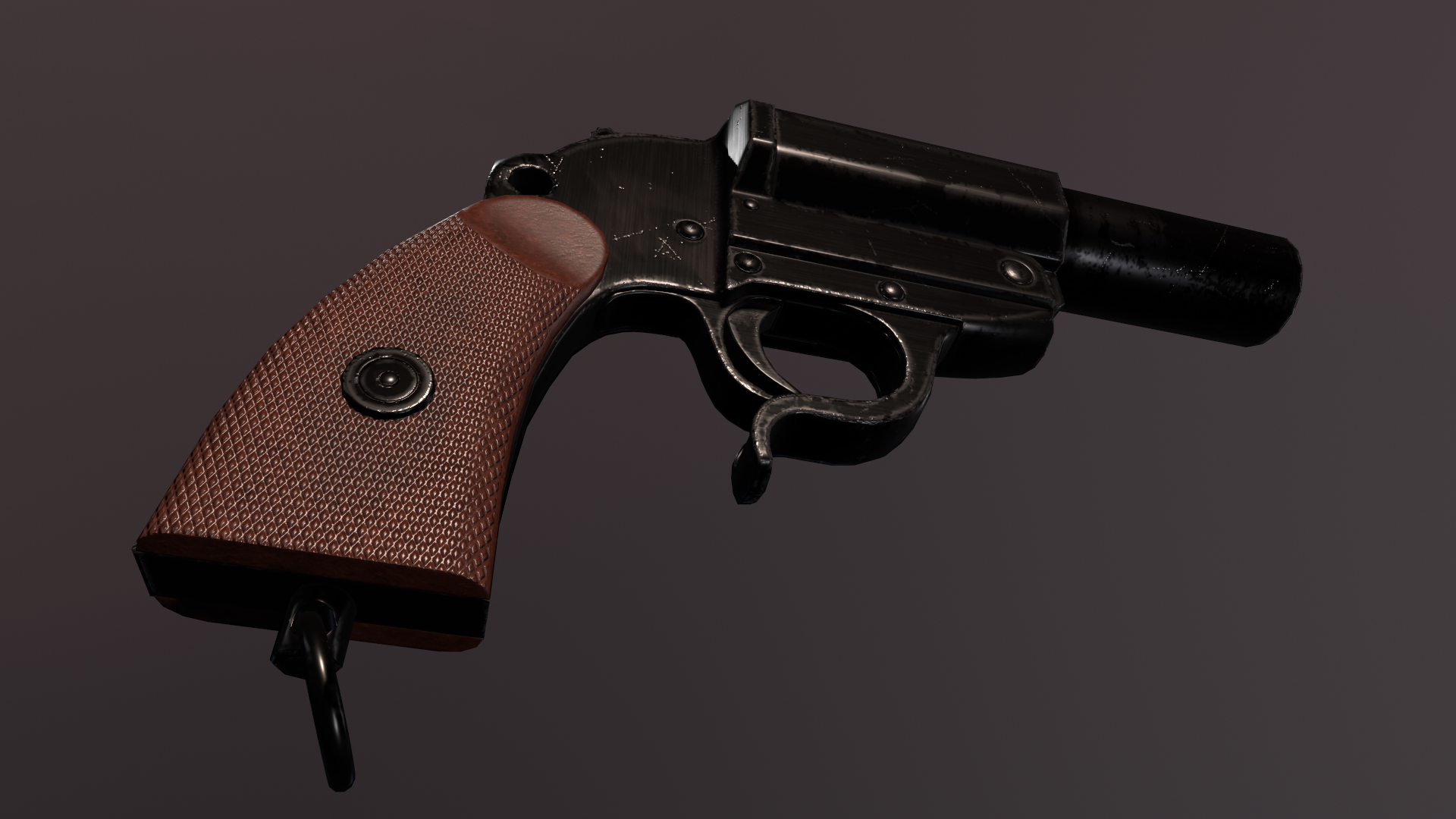 Flare-gun Walther LP-34 (1943) — Изображение №3 — Иллюстрация, 3D на Dprofile