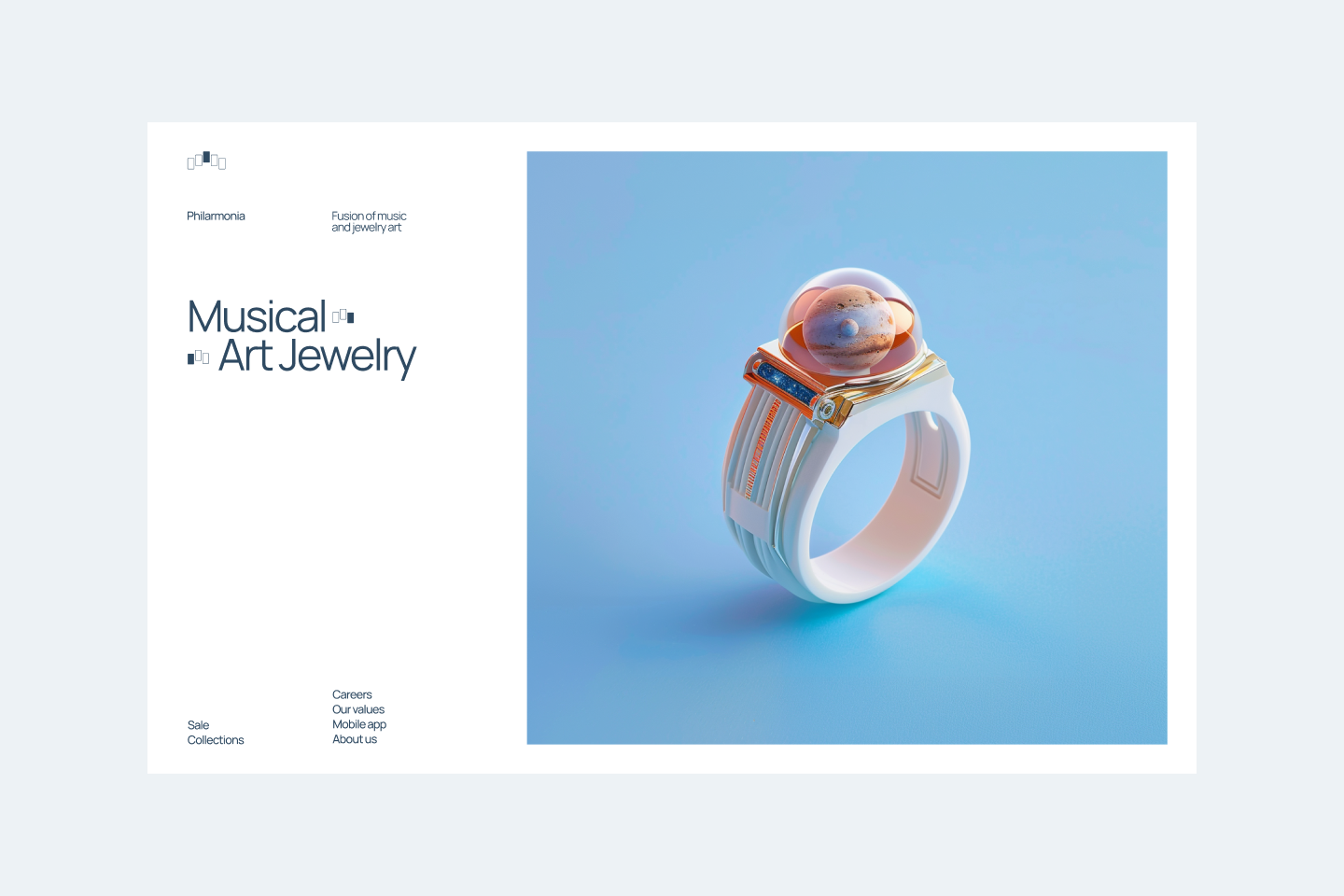Concept Jewelry Store | Philarmonia — Изображение №2 — Интерфейсы, Брендинг на Dprofile