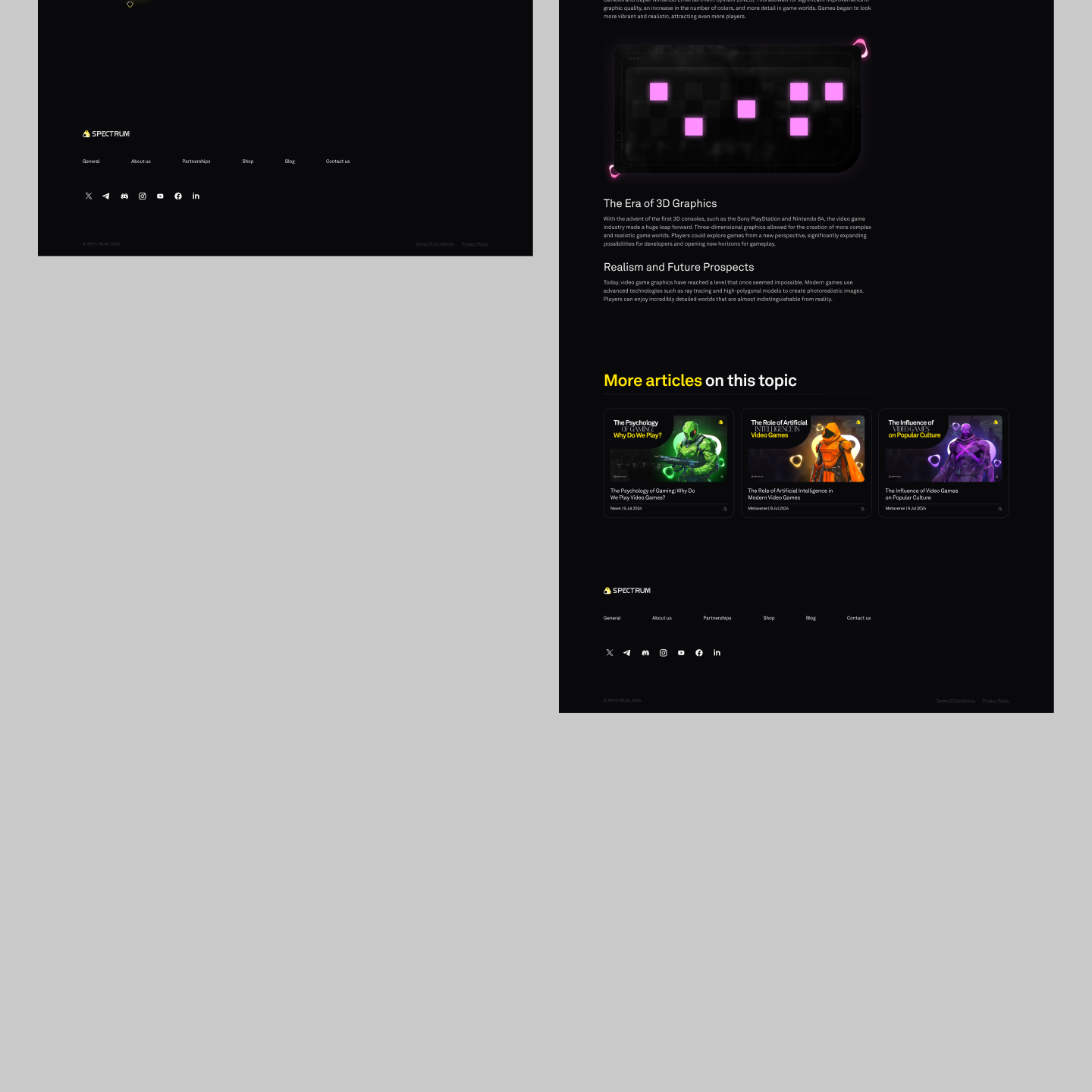 Spectrum – Brand Identity & Website Design — Изображение №18 — Интерфейсы, Брендинг на Dprofile