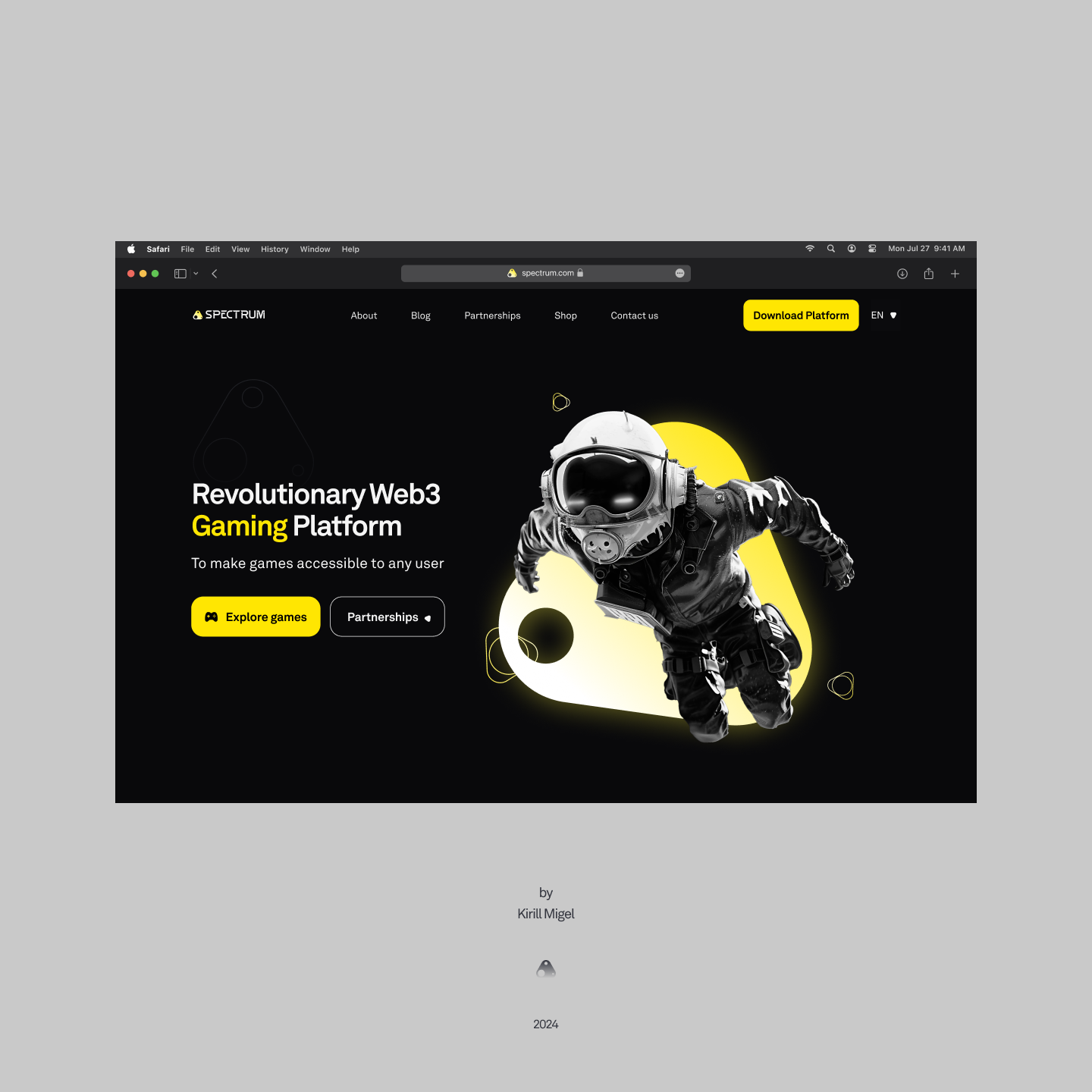 Spectrum – Brand Identity & Website Design — Изображение №2 — Интерфейсы, Брендинг на Dprofile