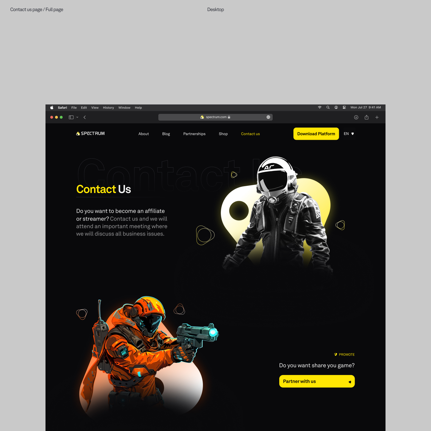 Spectrum – Brand Identity & Website Design — Изображение №21 — Интерфейсы, Брендинг на Dprofile