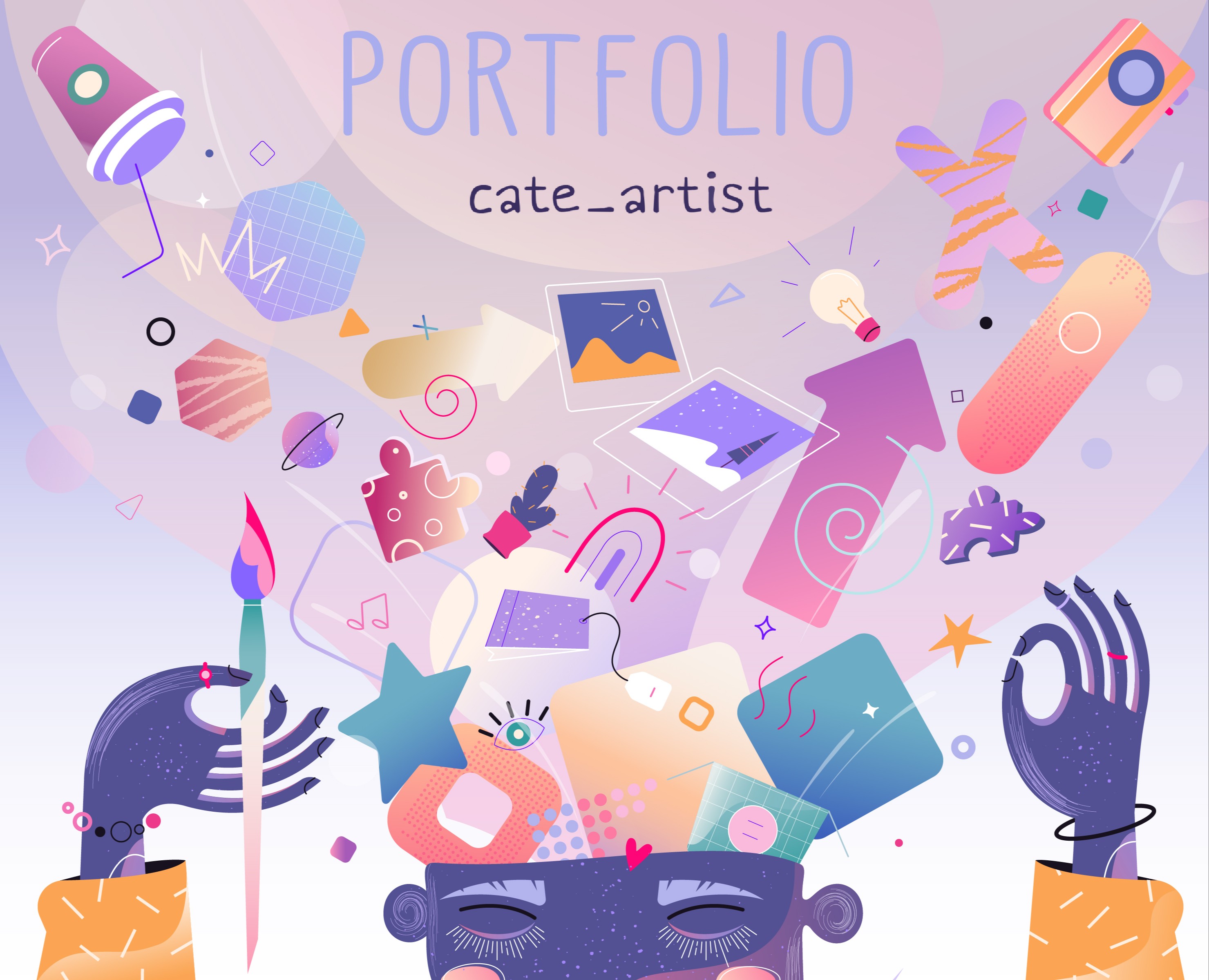 Portfolio illustrator 2024 — Иллюстрация, Графика на Dprofile