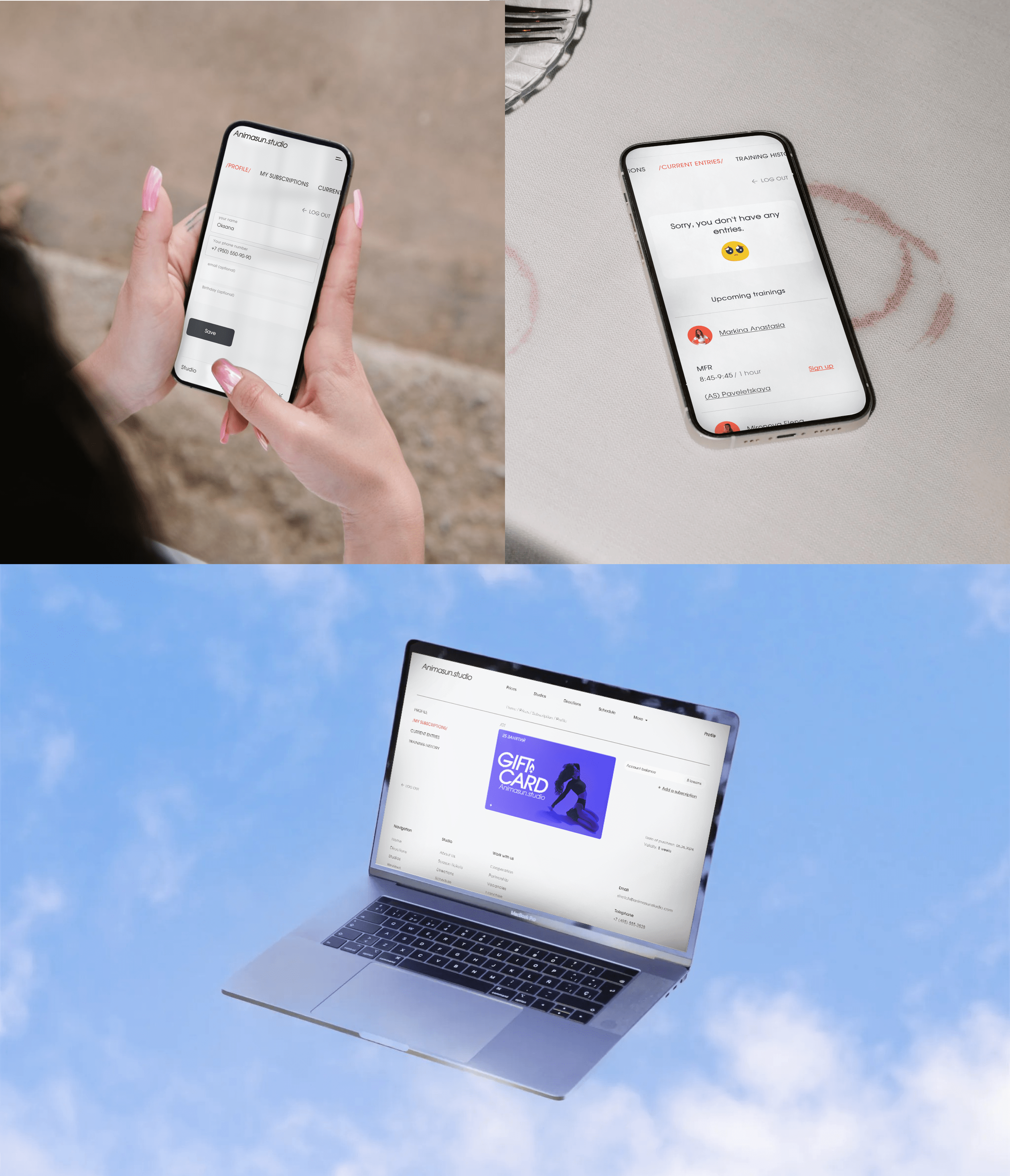 Stretching studio |UI/UX| Web-Design — Изображение №11 — Интерфейсы, Брендинг на Dprofile