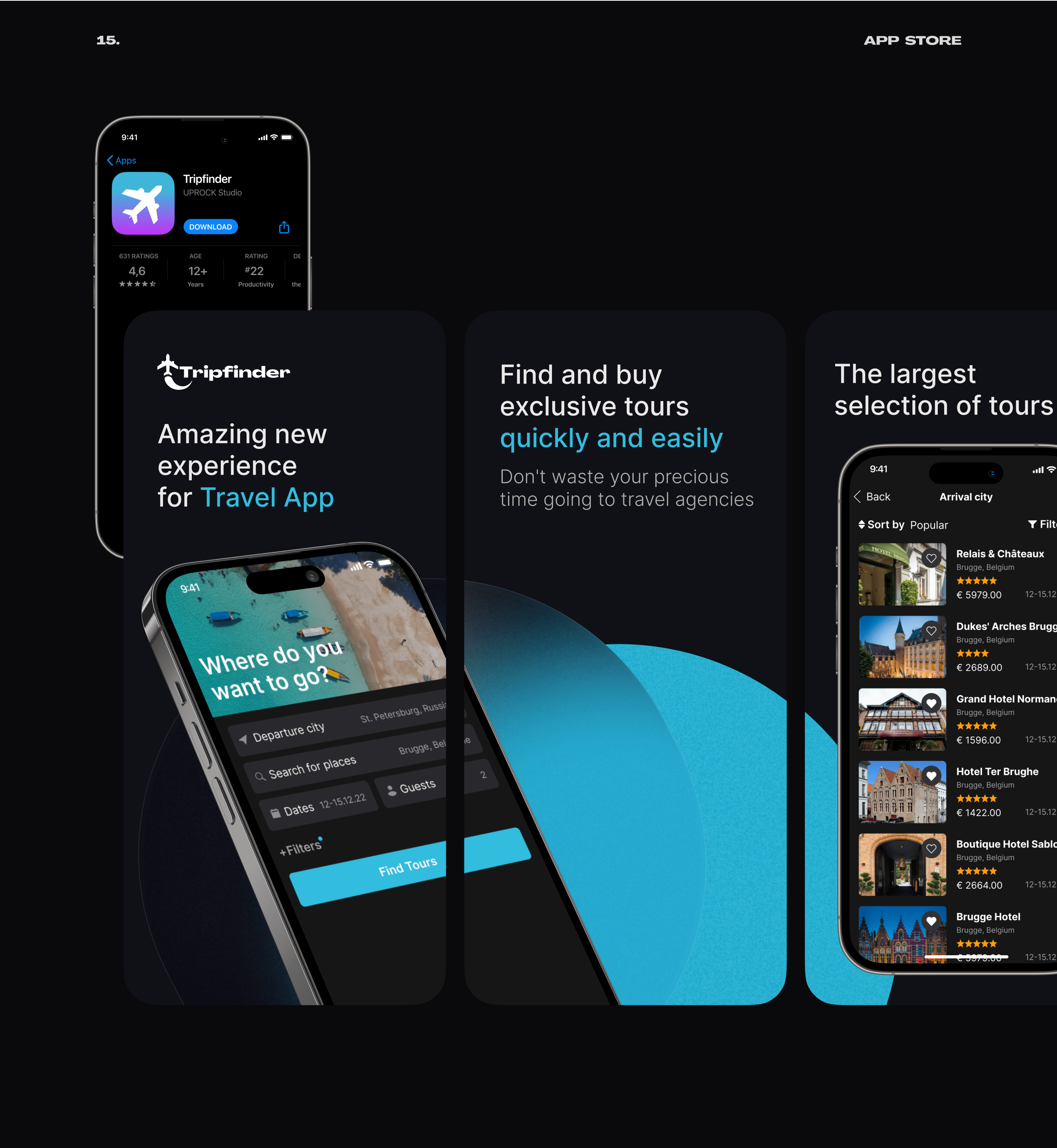 Tripfinder Travel Mobile App — Изображение №17 — Интерфейсы, Графика на Dprofile