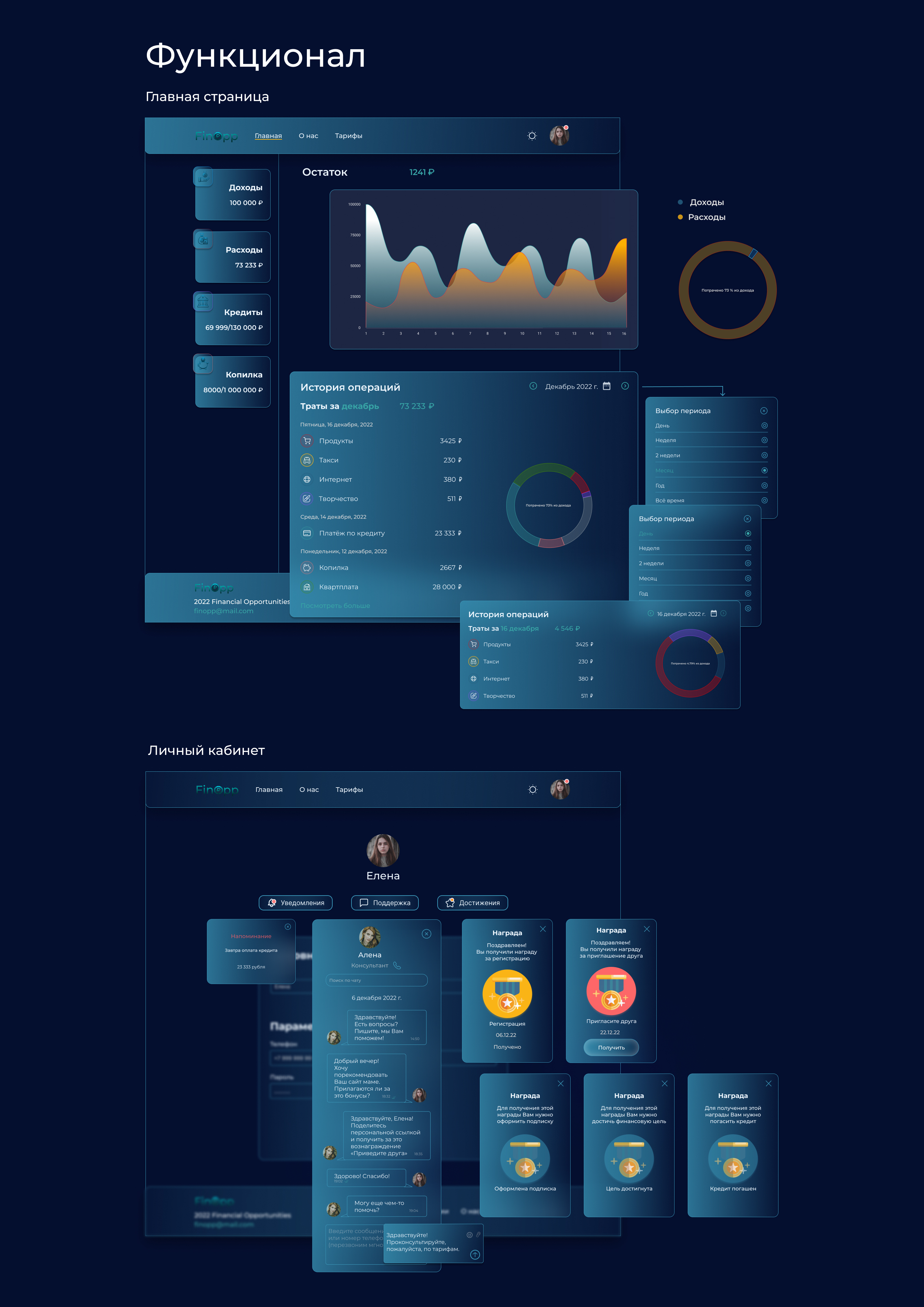 Financial Opportunities — Изображение №5 — Интерфейсы на Dprofile