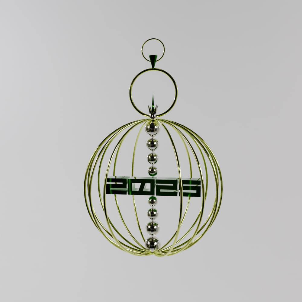 елочная игрушка 2025 — Изображение №3 — Иллюстрация, 3D на Dprofile