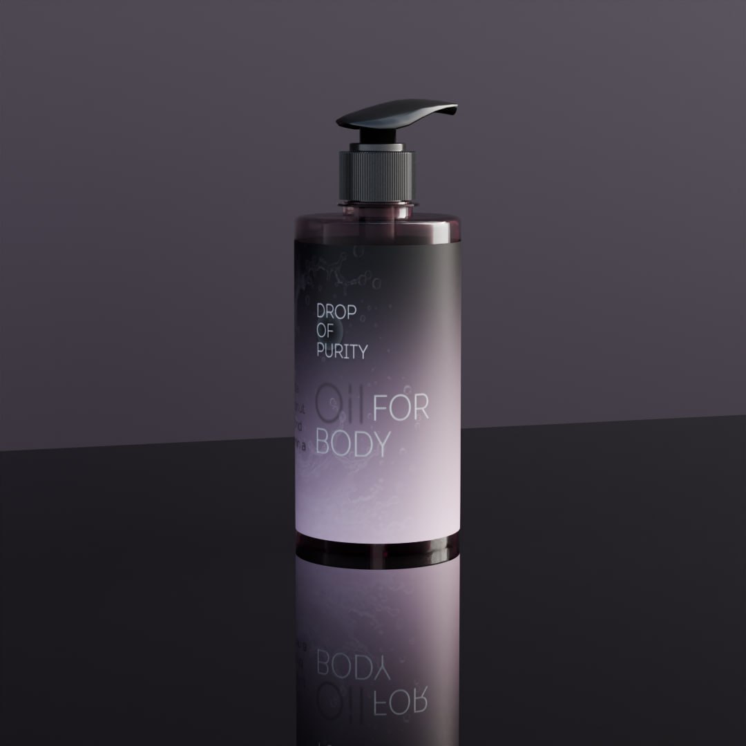 упаковка масла для тела — Изображение №1 — Брендинг на Dprofile