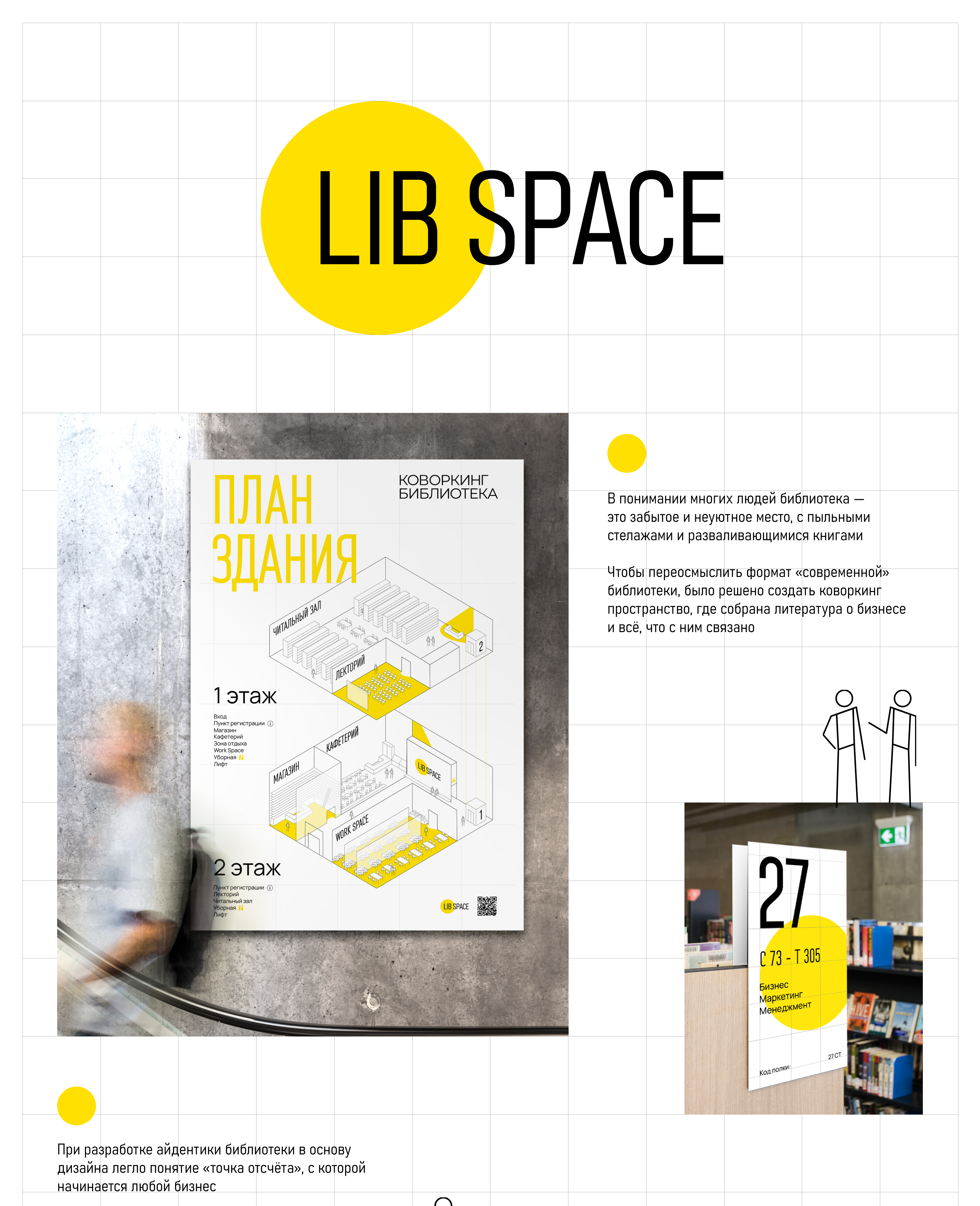 Разработка айдентики коворкинг библиотеки «Lib Space» — Изображение №1 — Брендинг, Графика на Dprofile