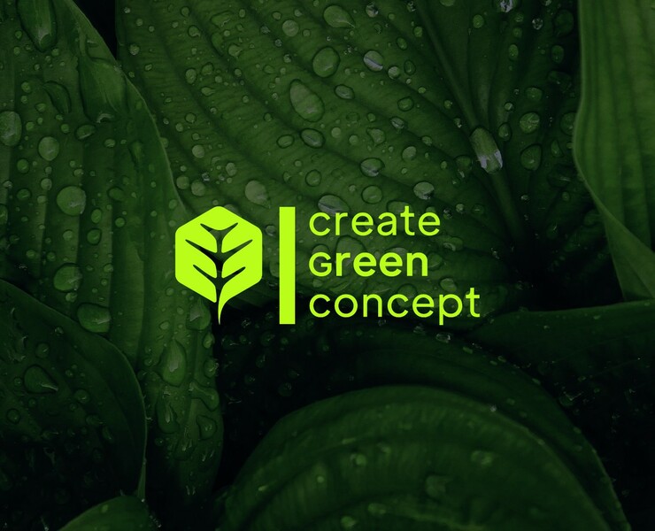 create green concept — Брендинг на Dprofile