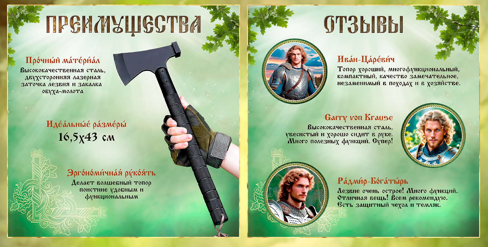 Лукоморье "Топор волшебный" — Изображение №8 — Графика, Маркетинг на Dprofile