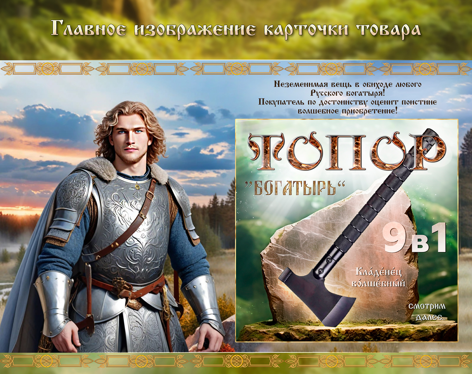 Лукоморье "Топор волшебный" — Изображение №6 — Графика, Маркетинг на Dprofile