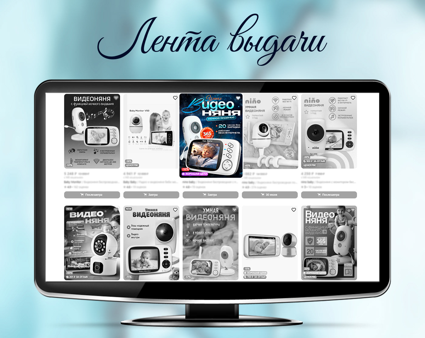Дизайн Wildberries ВИДЕОНЯНЯ — Изображение №8 — Графика, Маркетинг на Dprofile