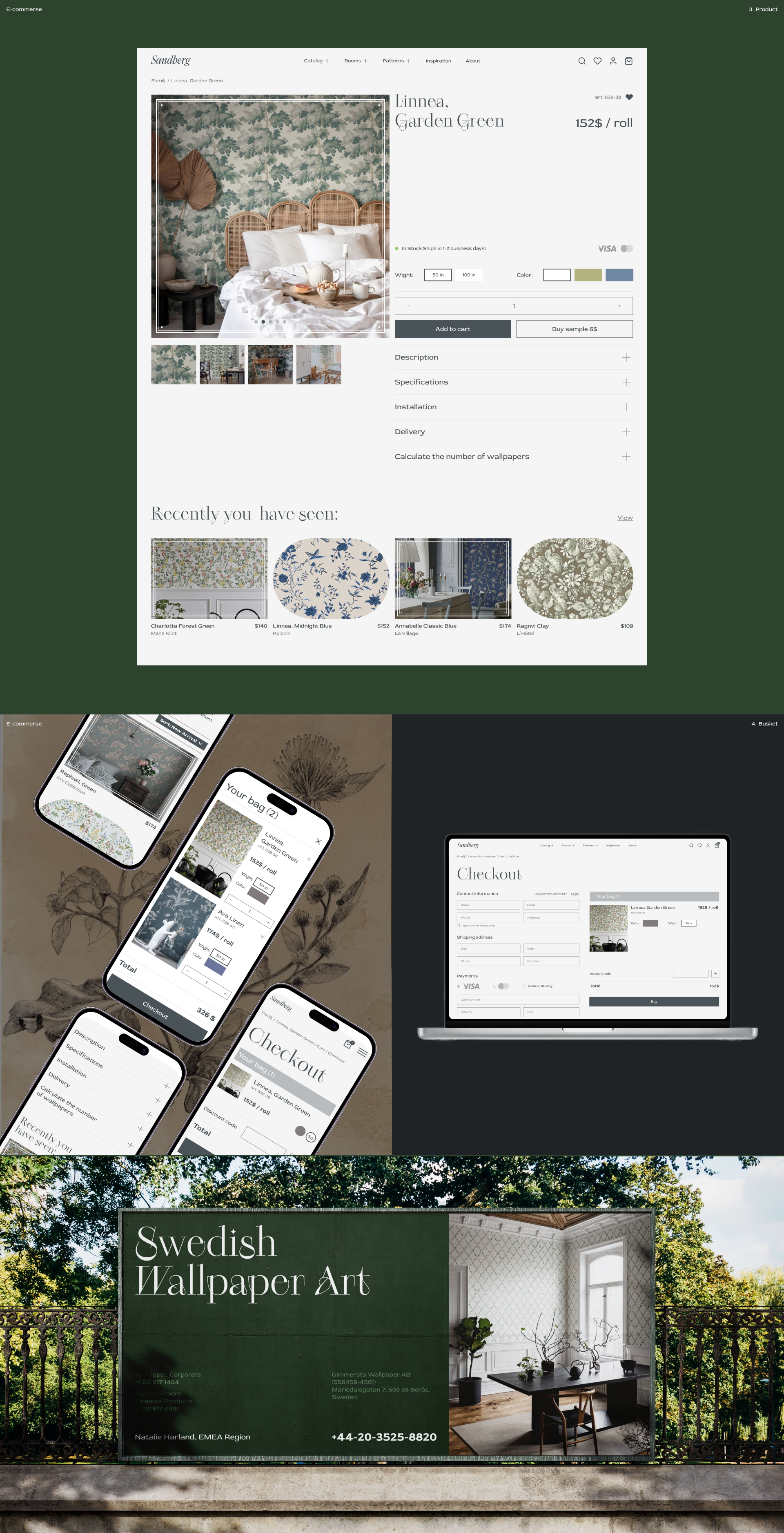 E-commerse / Sandberg wallpapers  / Redesign — Изображение №6 — Интерфейсы на Dprofile