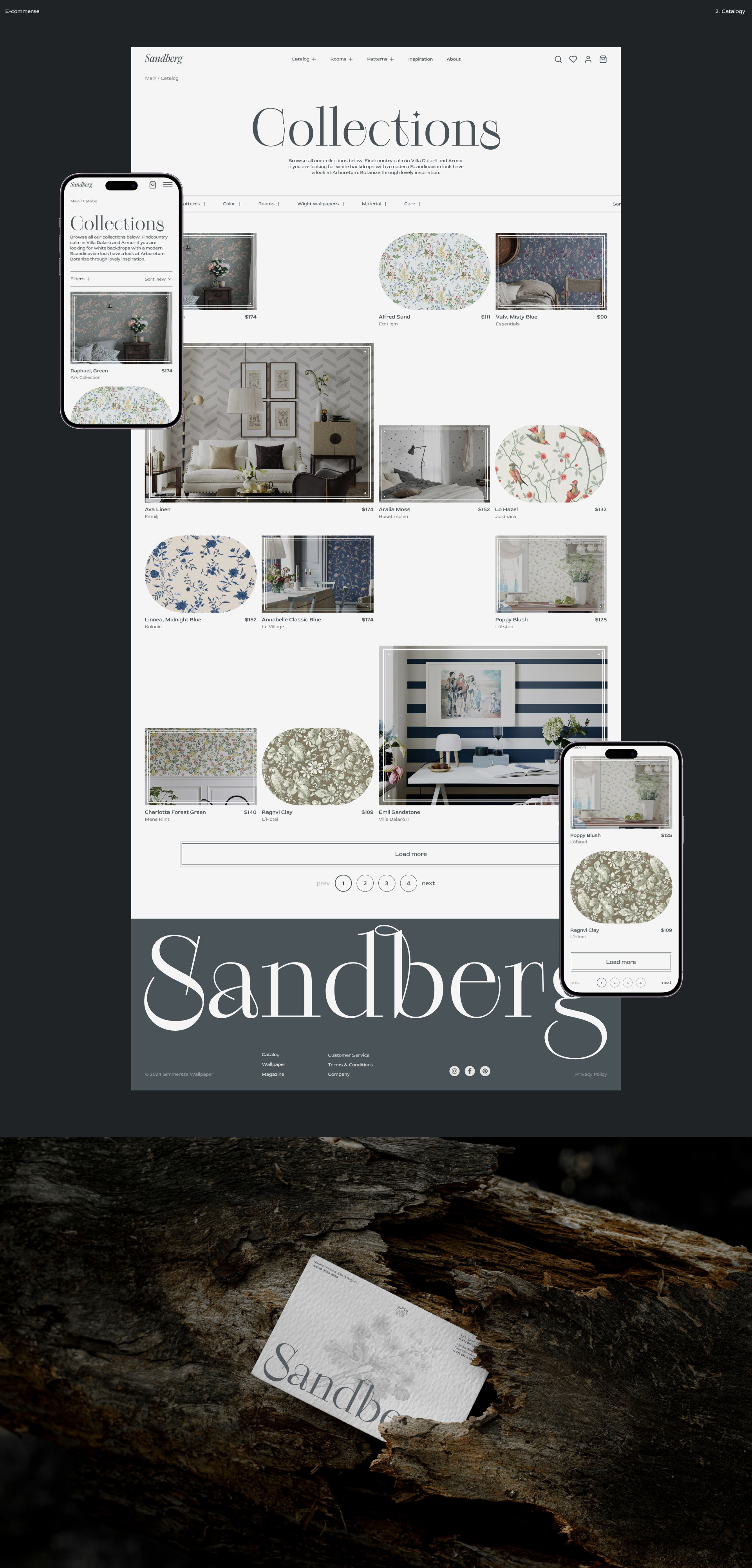 E-commerse / Sandberg wallpapers  / Redesign — Изображение №5 — Интерфейсы на Dprofile
