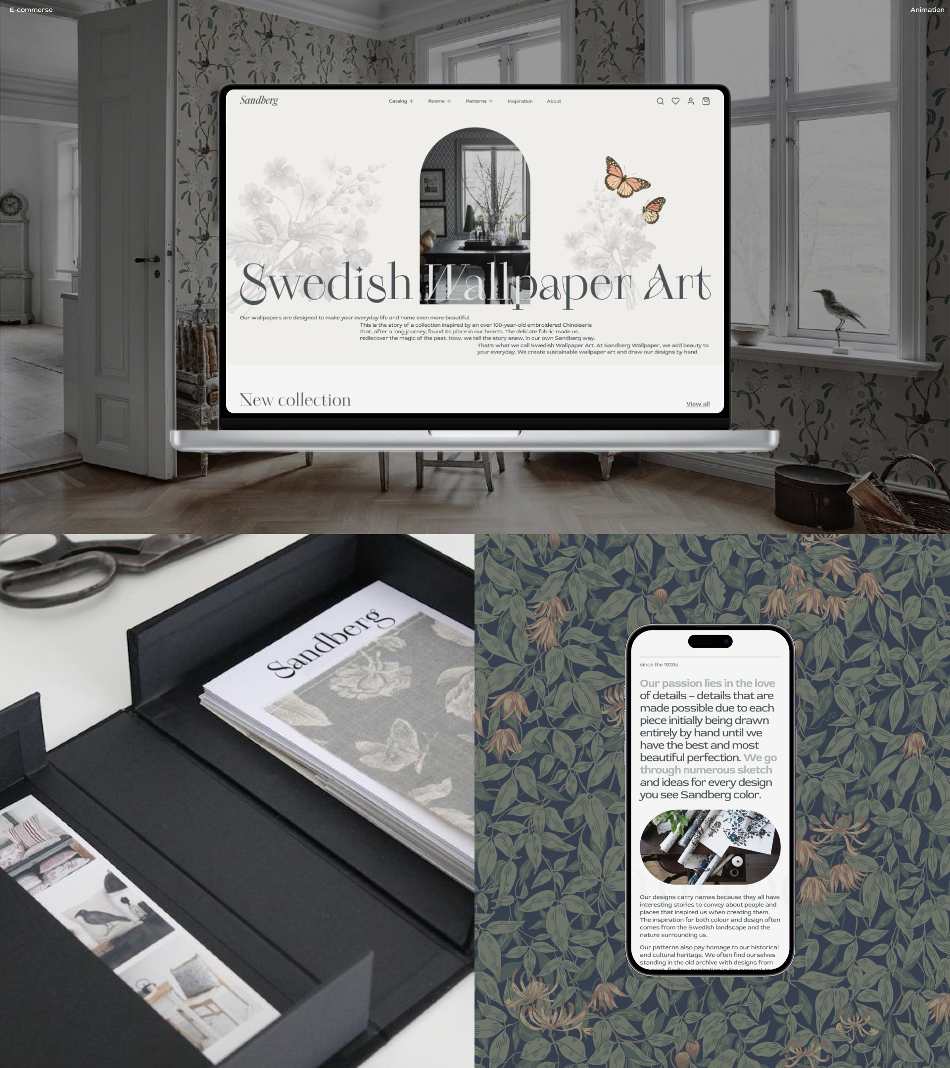 E-commerse / Sandberg wallpapers  / Redesign — Изображение №3 — Интерфейсы на Dprofile