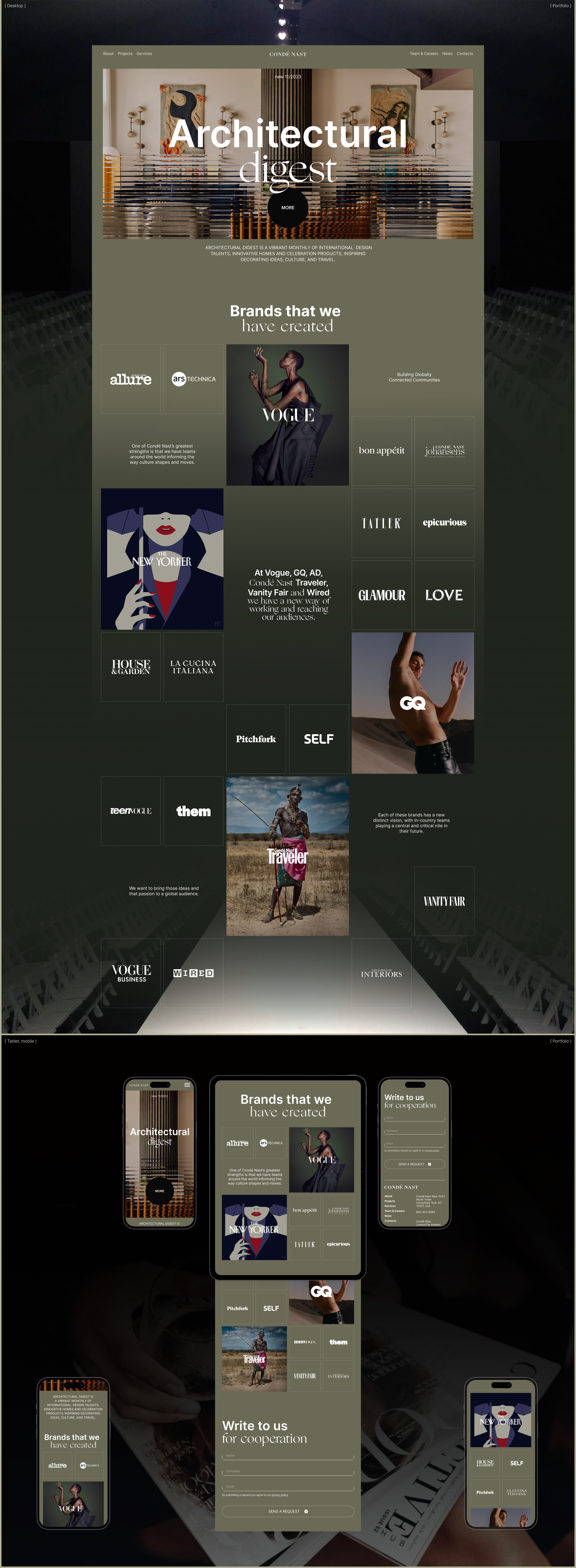 Redesign corporate / Conde Nast — Изображение №5 — Интерфейсы на Dprofile