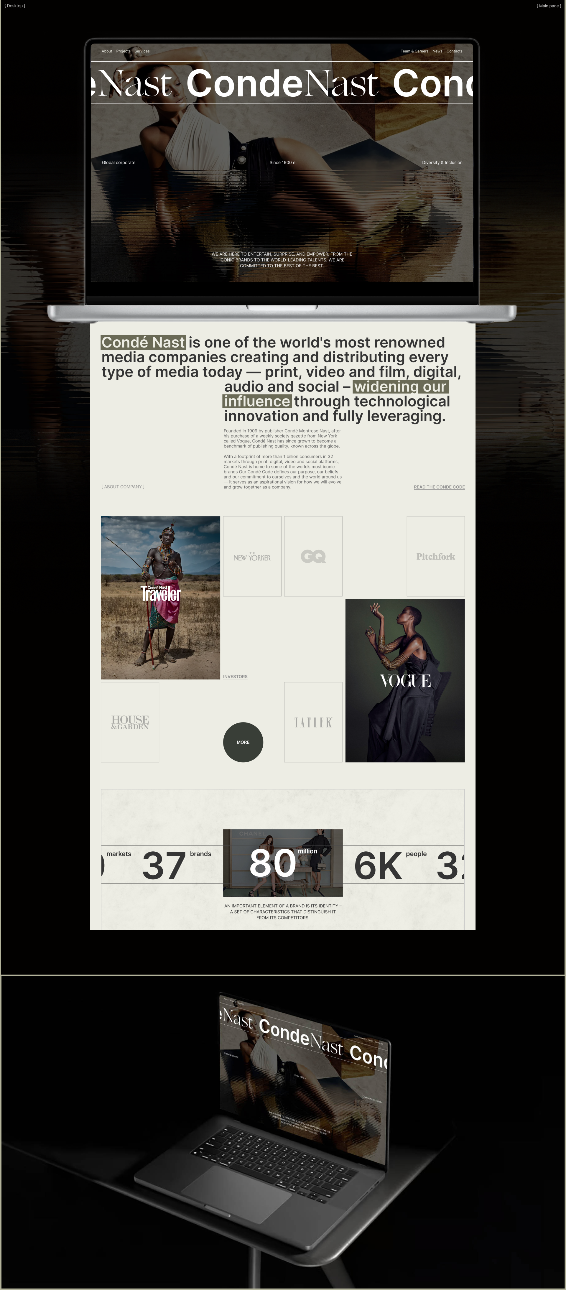 Redesign corporate / Conde Nast — Изображение №2 — Интерфейсы на Dprofile